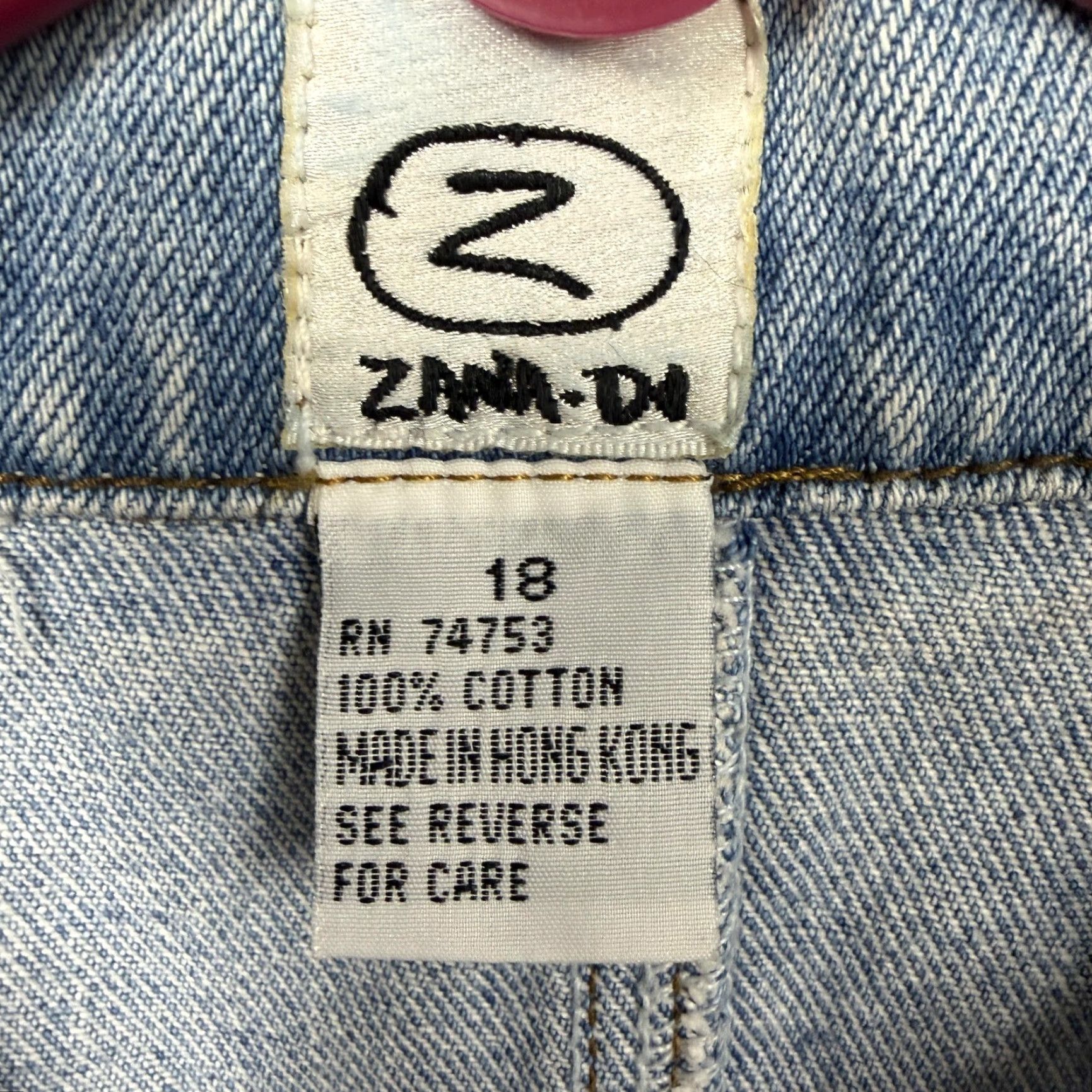 Denime VINTAGE 90s Y2K Zana-Di Denim Vest 18 Bubblegum Kidcore Patriotic Streetwear Women's Vest Blue Star Size XXL / US 16-18 / IT 52-54 - 4 Thumbnail
