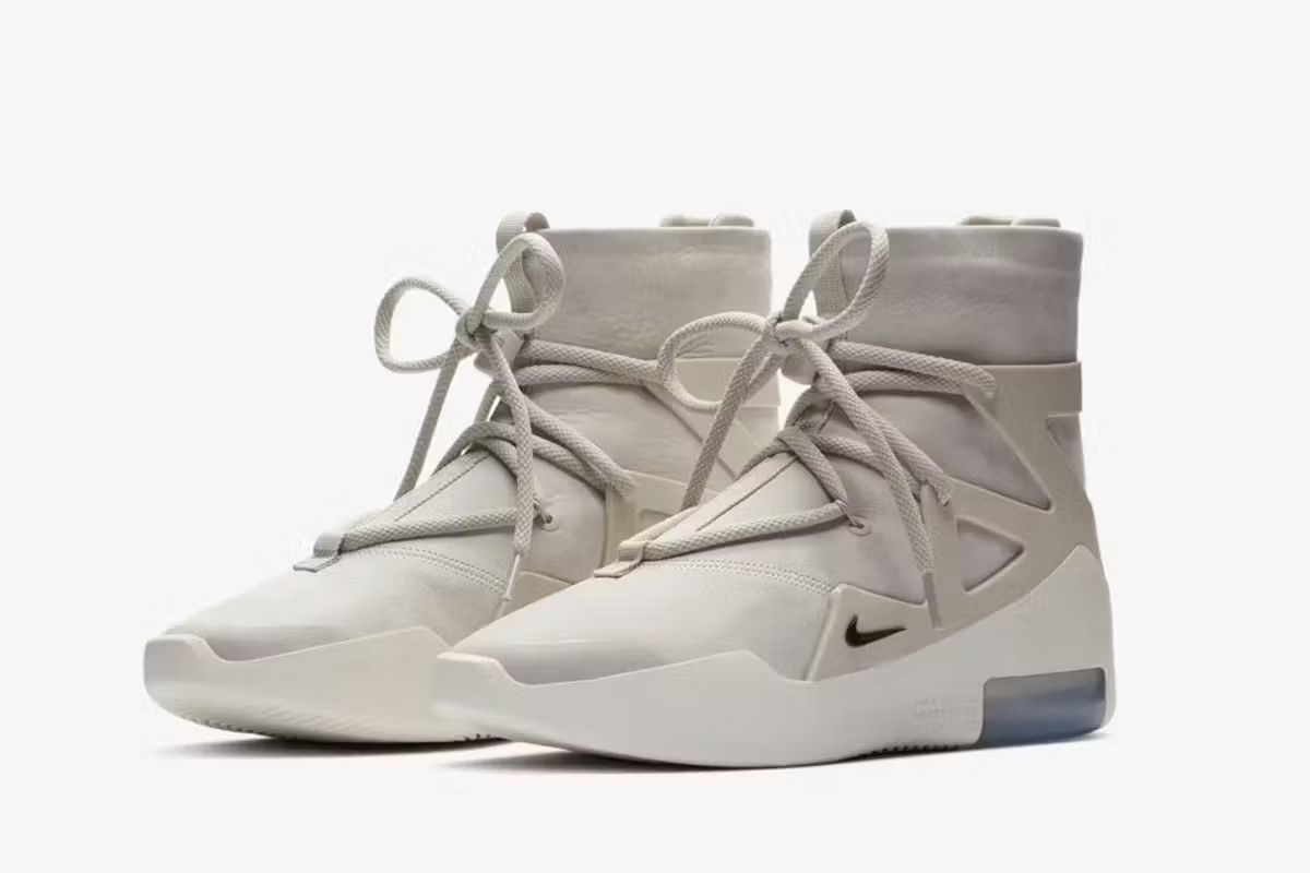 Fear of God × Nike 💚 2019 Fear of God x Nike "Air Fear of God 1" Light Bone Size US 10 / EU 43 - 3 Thumbnail