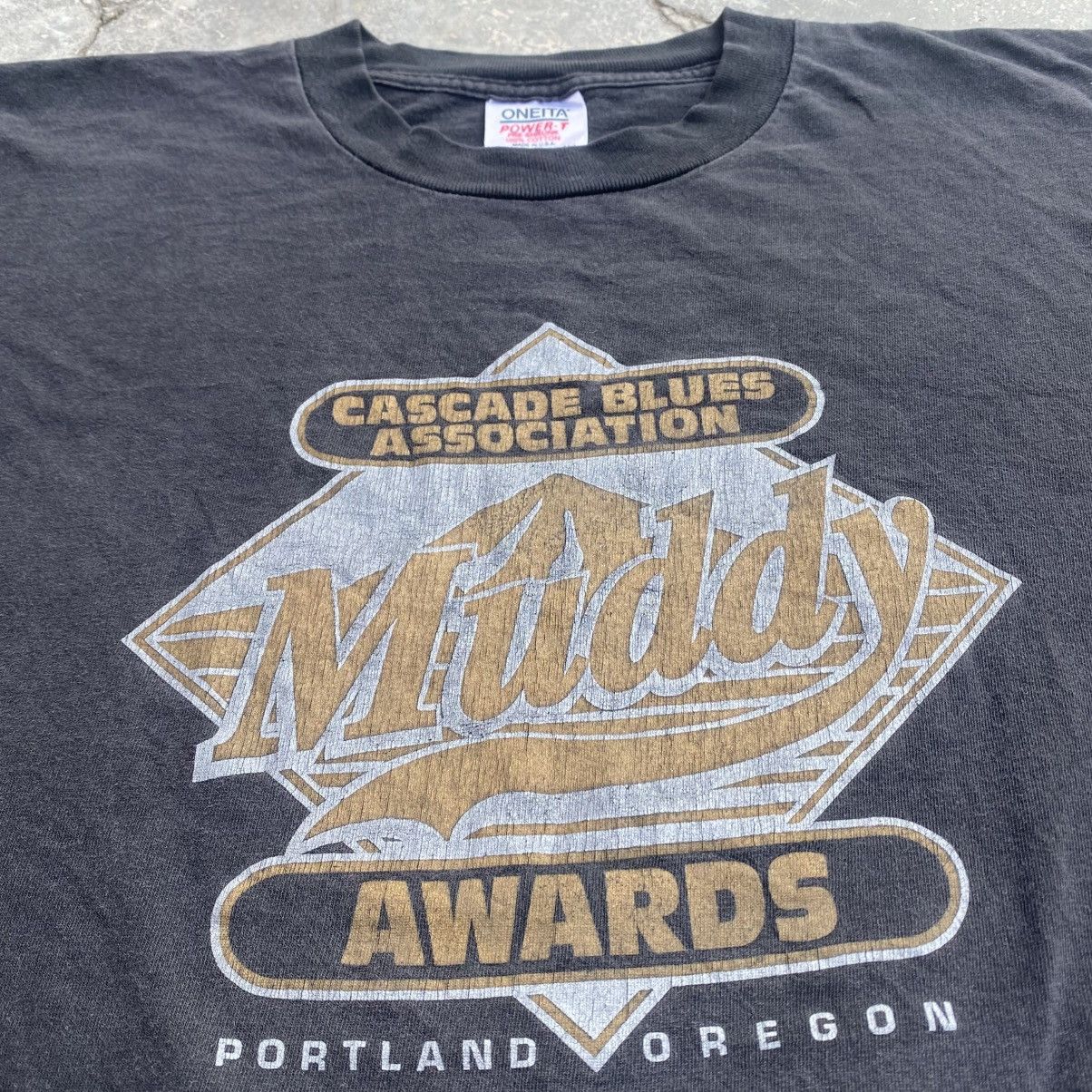 Rap Tees Rare Cascade Blues Association MUDDY AWARDS tee Size US XL / EU 56 / 4 - 3 Thumbnail