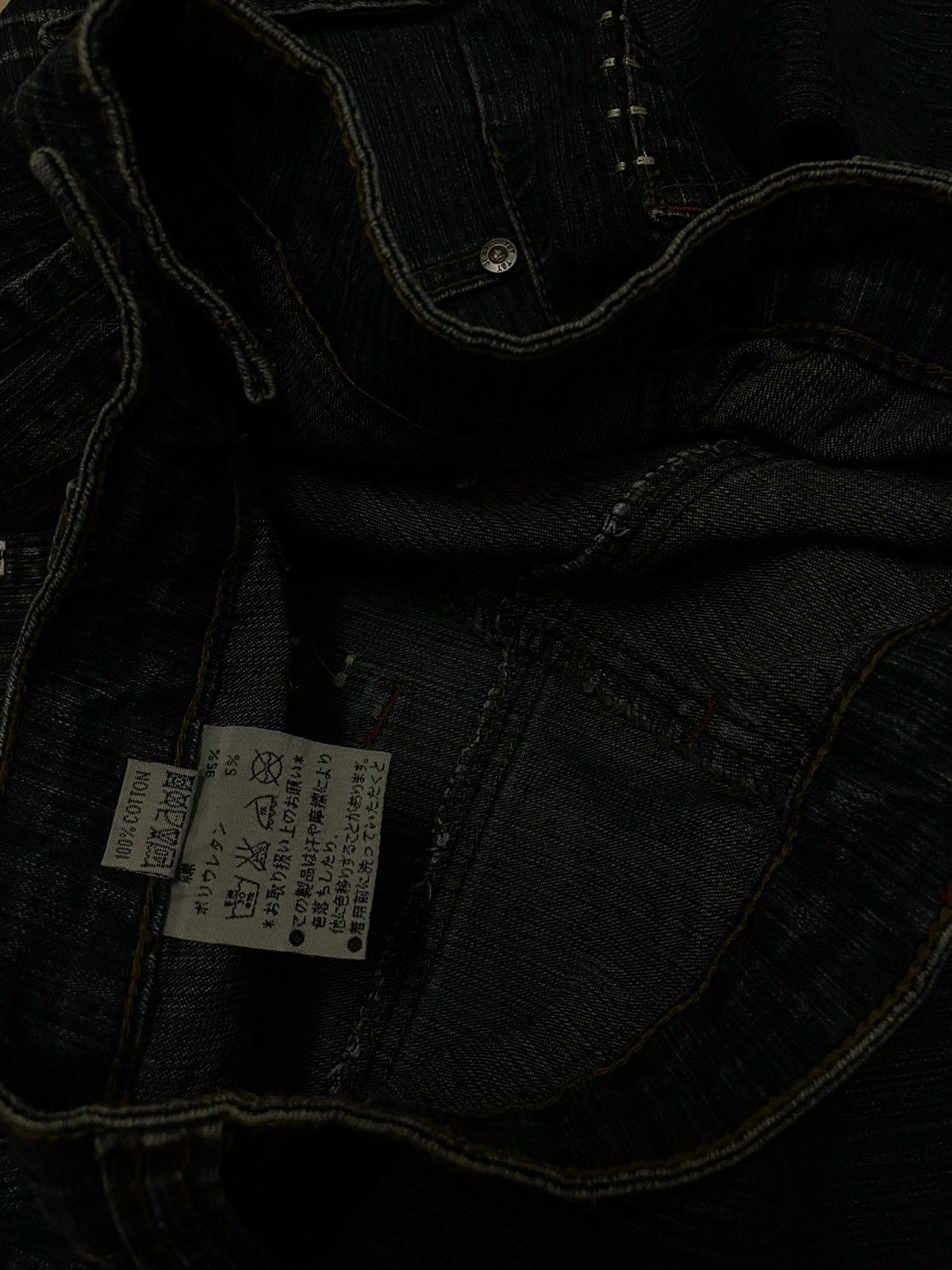 Tornado Mart VINTAGE T&T OG JAPANESEBRAND 1990S POP PUNK FLARED CUT DENIM Size US 27 - 10 Thumbnail