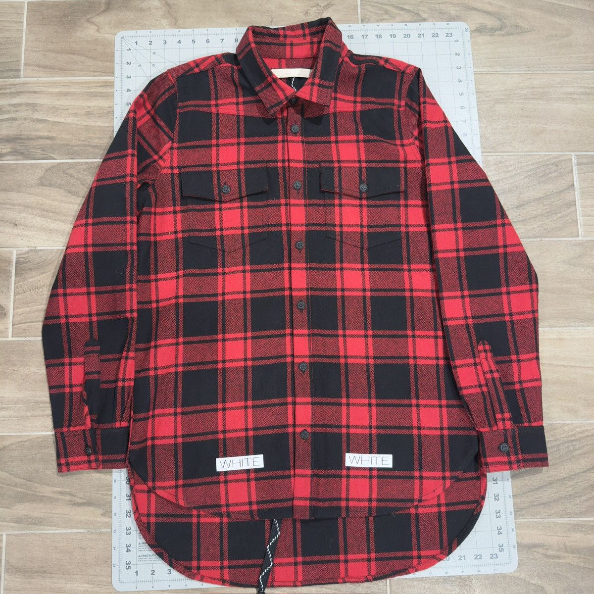 Off-White Off-White 13 Red Flannel Size US XS / EU 42 / 0 - 1 Thumbnail