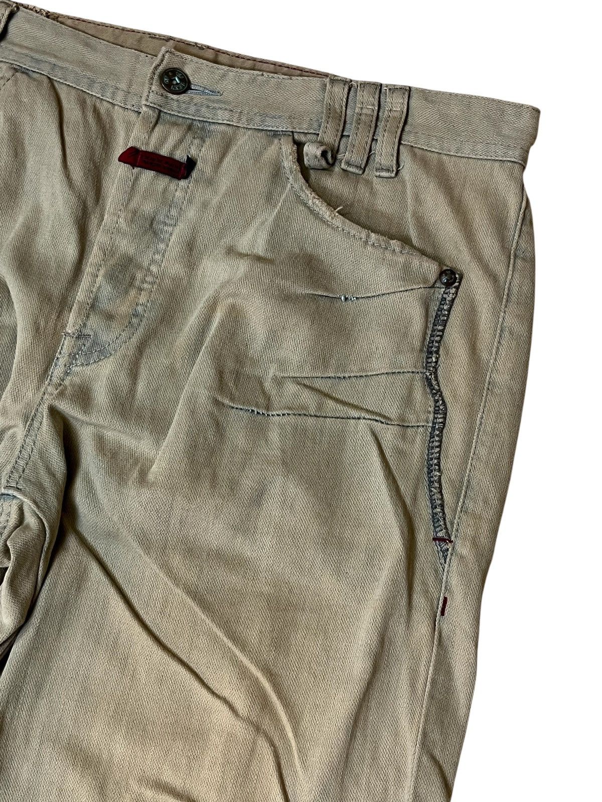 Marithe + Francois Girbaud BAGGY🔥MARITHE FRANCOIS GIRBAUD double knee faded jeans Size US 35 - 7 Thumbnail
