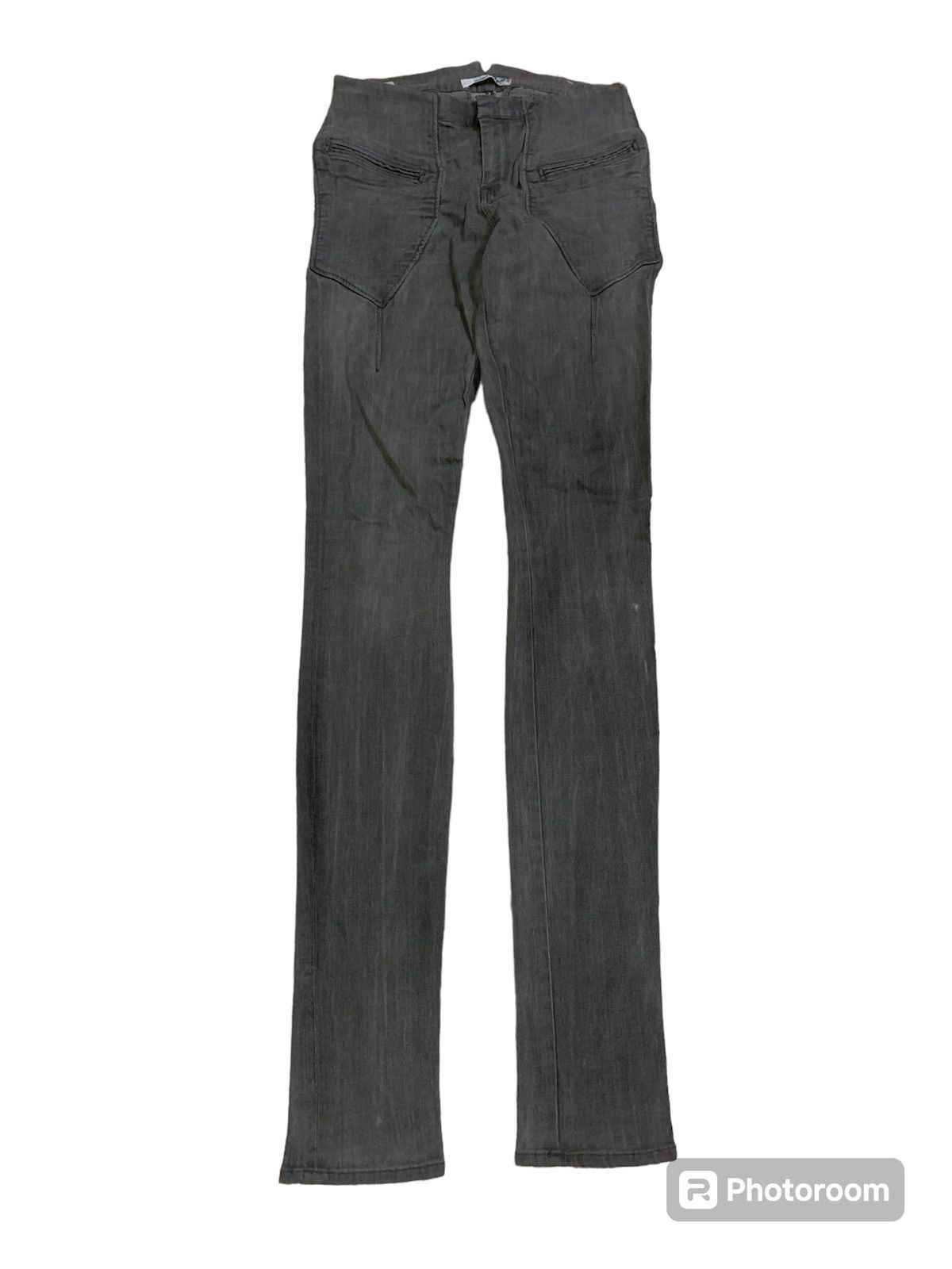 image of Archival Clothing x Helmut Lang Skinny Pant in Grey, Women's (Size 26)