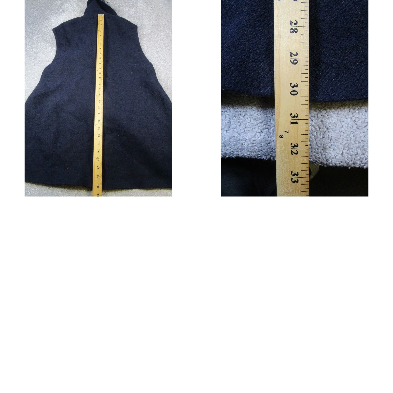 DOROTHEE SCHUMACHER VINTAGE Dorothee Schumacher Coat Womens 2 Long Blue Wool Sleeveless Overcoat Size XS / US 0-2 / IT 36-38 - 8 Thumbnail