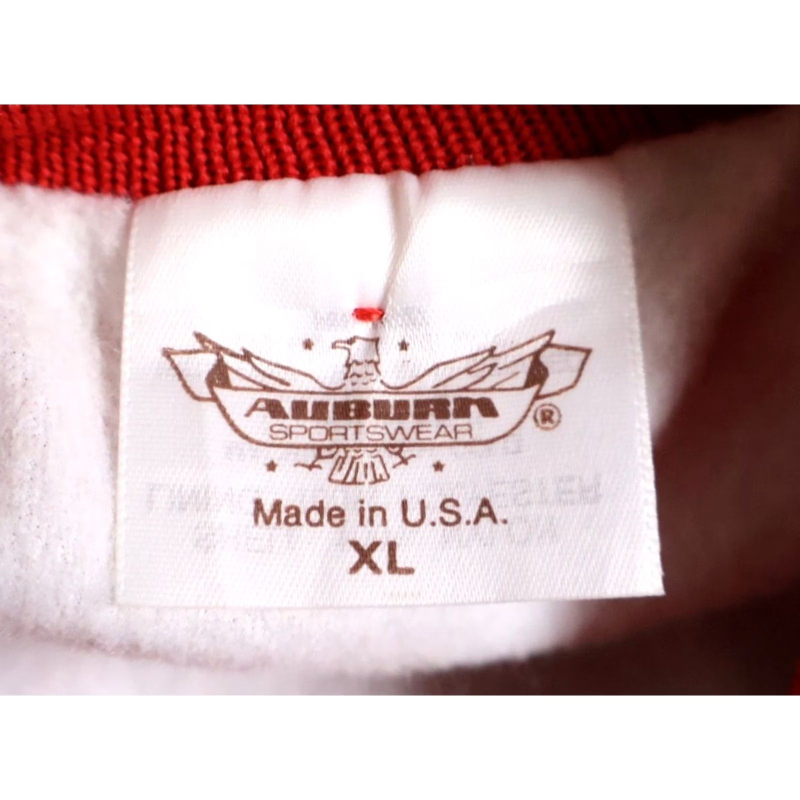 Vintage VINTAGE Auburn Satin Bomber Jacket Men XL Red USA Made Snap Button 80s Retro Lined Pockets Size US XL / EU 56 / 4 - 3 Thumbnail