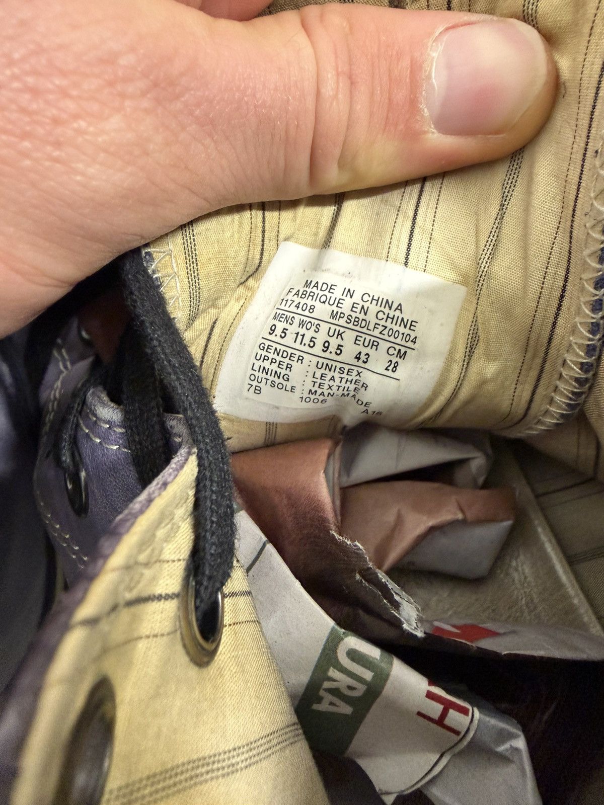 Converse × John Varvatos John Varvatos x Converse Aged High Top Sneakers Size US 10 / EU 43 - 10 Thumbnail
