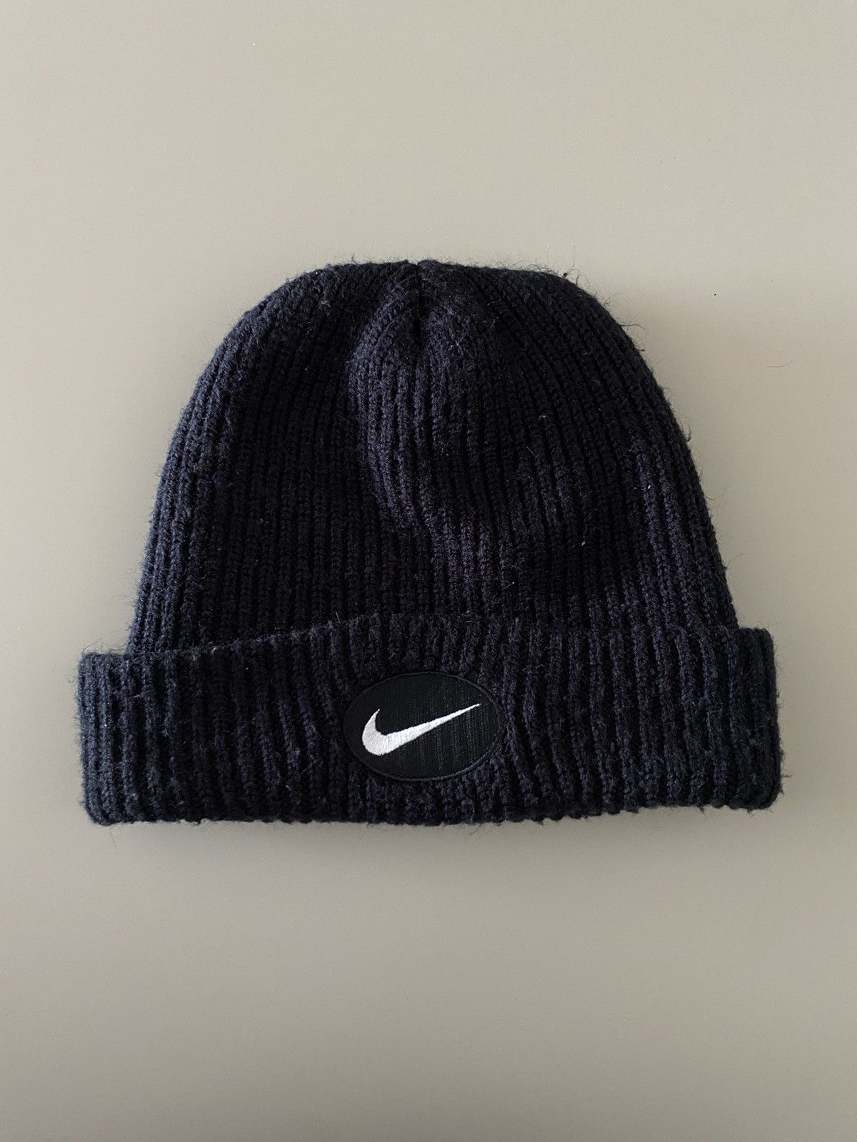 Nike × Vintage Vintage 90’s Nike Swoosh Fold Beanie Size ONE SIZE - 3 Thumbnail