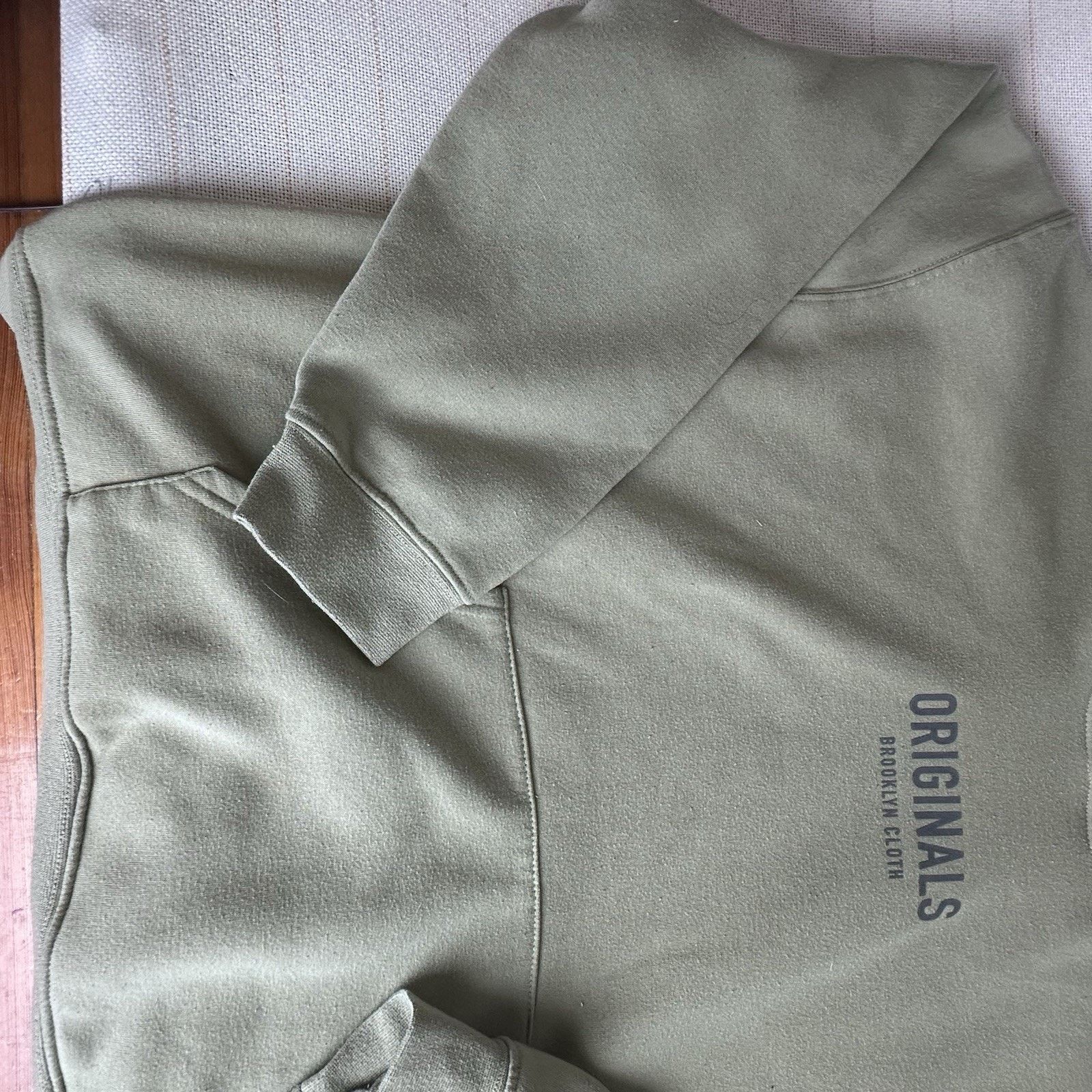 Brooklyn Cloth Originals Brooklyn Cloth Fleece Hoodie Light Olive Green Size US XL / EU 56 / 4 - 7 Thumbnail
