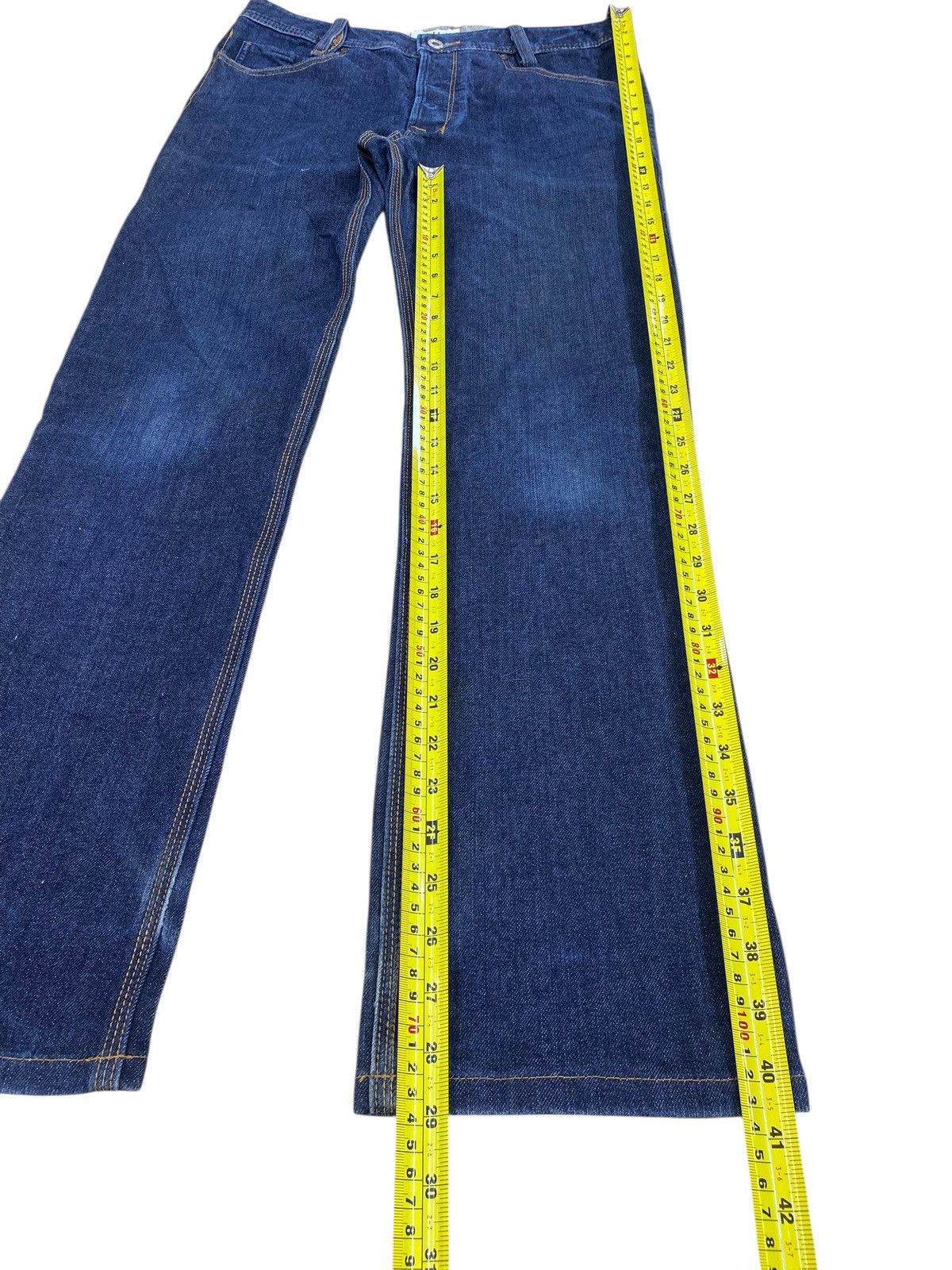 Japanese Brand Japanese Brand Denim Dark Blue Wash Style Loose Jean Size US 32 / EU 48 - 10 Thumbnail