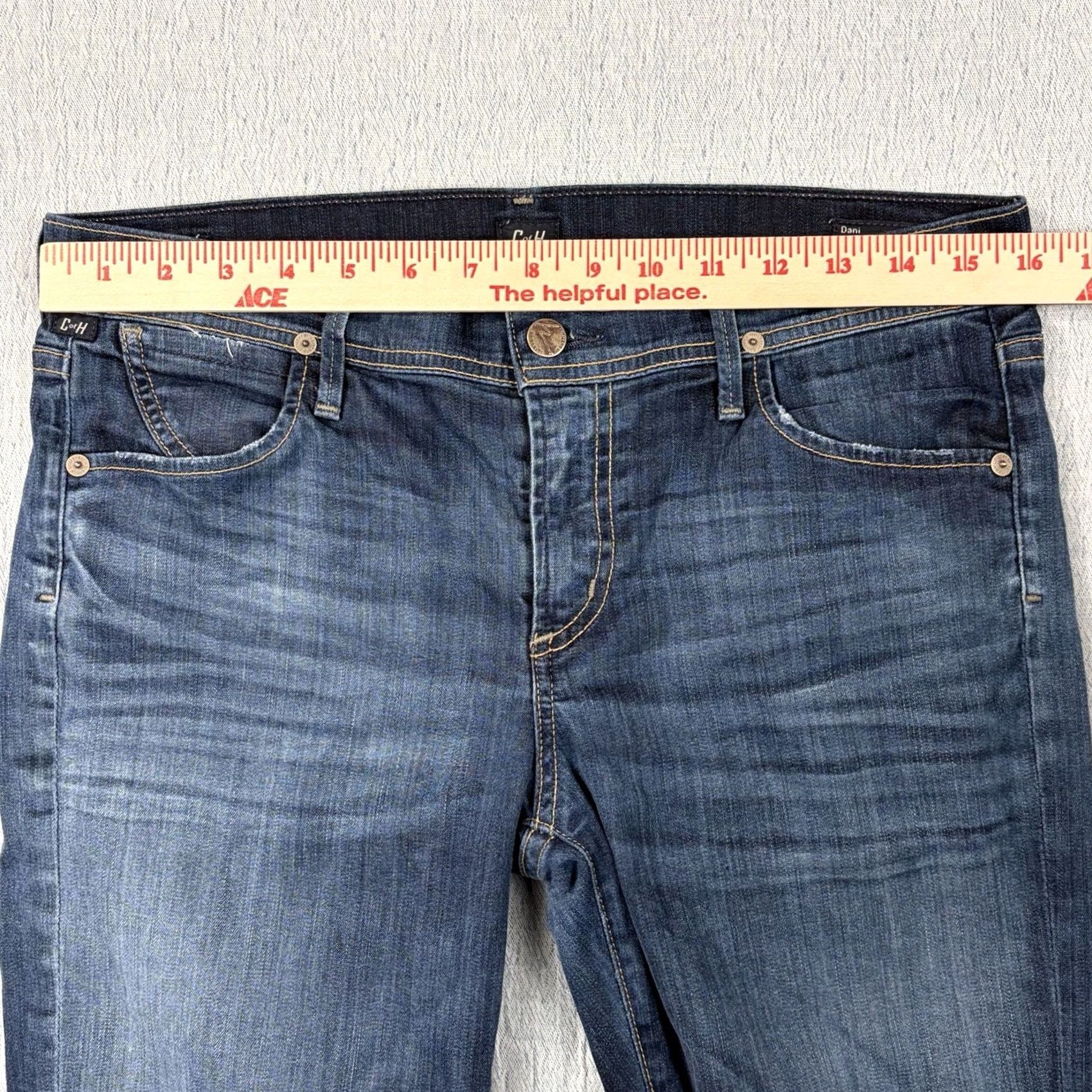 Citizens Of Humanity Citizens of Humanity Jeans Cropped Straight Leg Women's Size 30 Blue Denim Dark Wash Spandex Cotton Pockets Stretch Modern 90s** Size 30" / US 8 / IT 44 - 5 Thumbnail