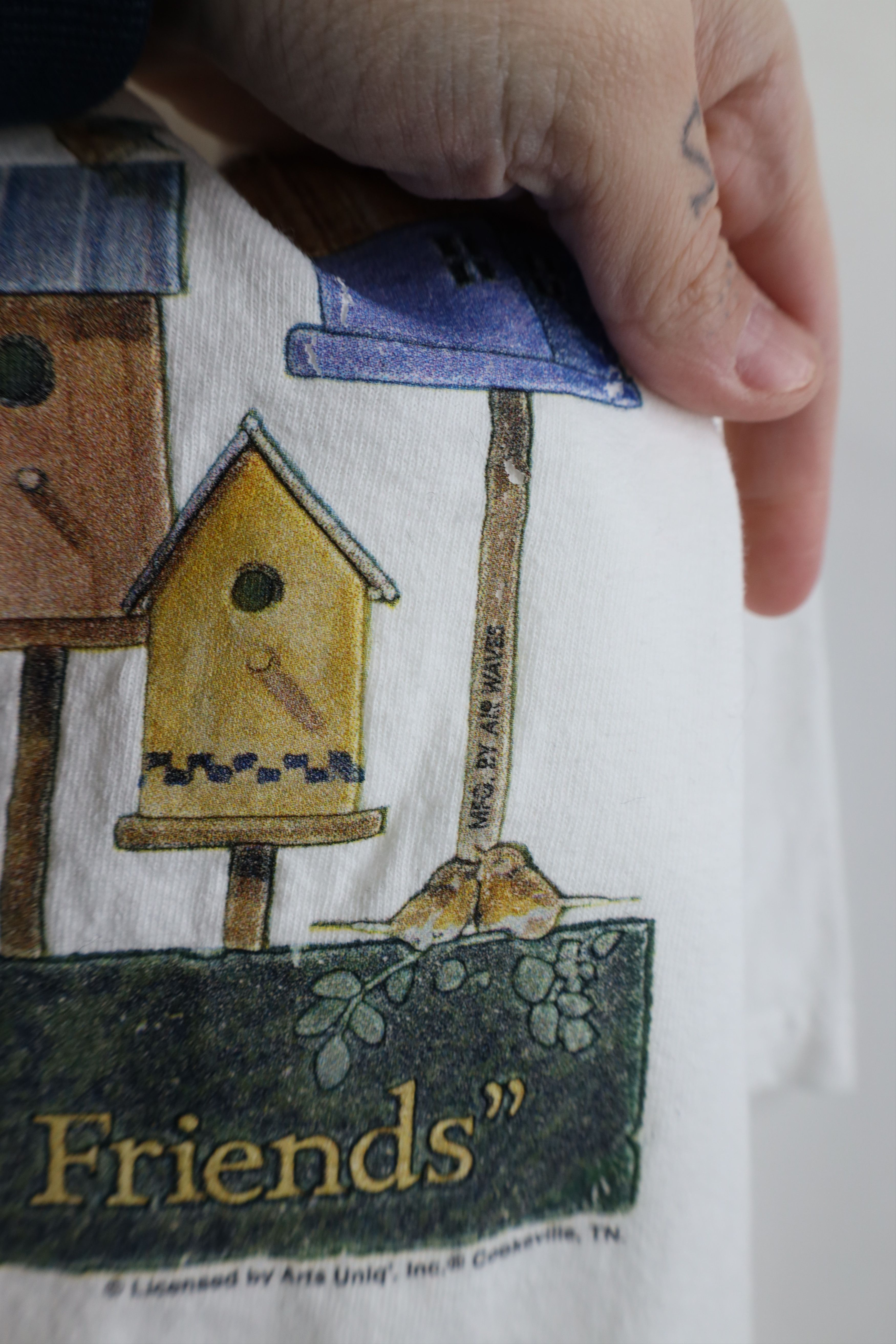 Vintage Vintage 90s Nature Bird Birdhouse Neighbors Close T-Shirt Size M / US 6-8 / IT 42-44 - 7 Thumbnail