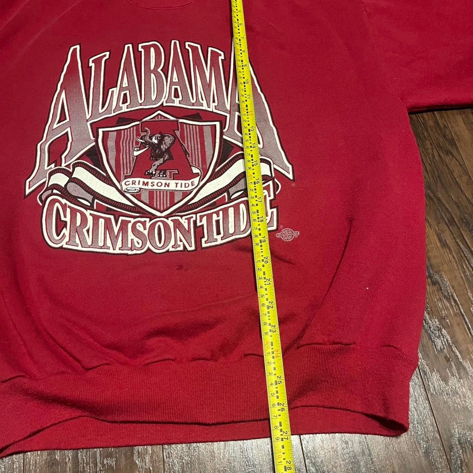 Jerzees Vintage Alabama Crimson Tide Crewneck Size US XL / EU 56 / 4 - 5 Thumbnail