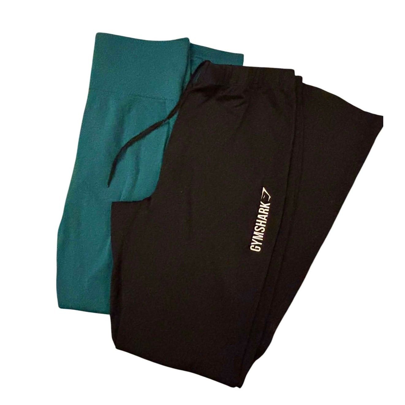 Gymshark Teal/Green Leggings & Black Sweatpants/Joggers Size Small Size 25" / US 0 / IT 36 - 2 Thumbnail