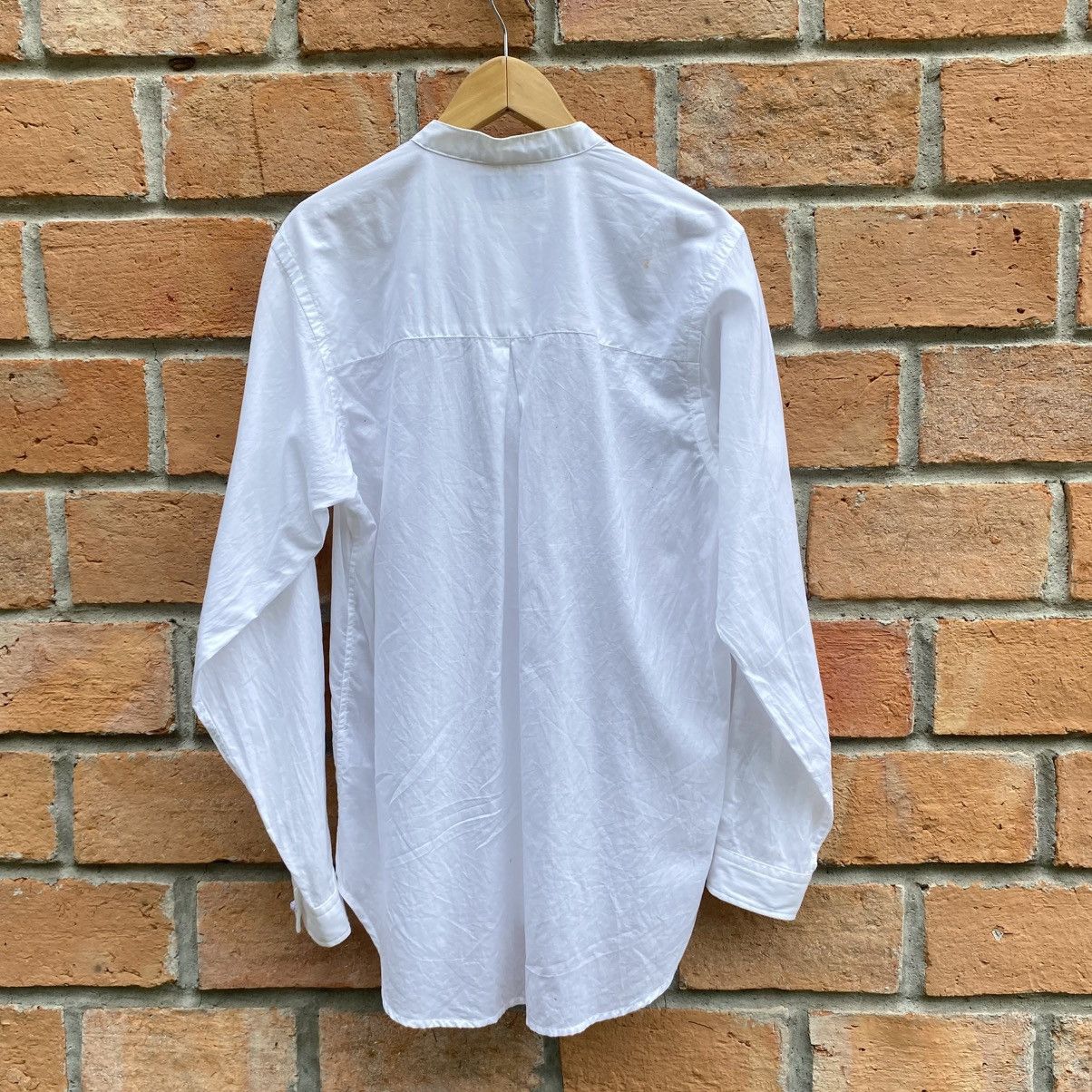 Zucca Zucca White Fitted Button-Up Shirt Size XS / US 0-2 / IT 36-38 - 15 Thumbnail