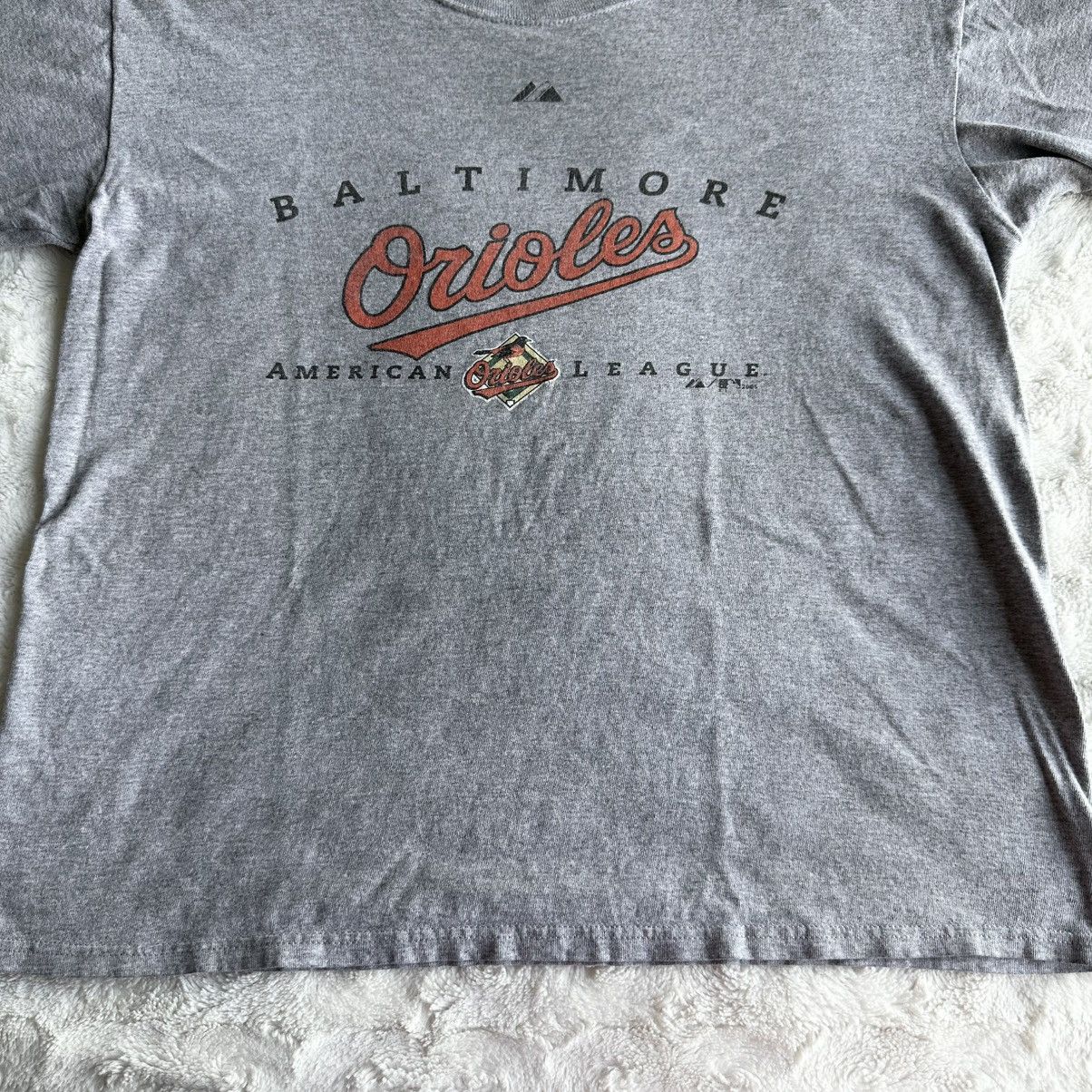 Majestic Vintage Baltimore Orioles Shirt Tee Mens Large Gray Majestic Size US L / EU 52-54 / 3 - 5 Thumbnail