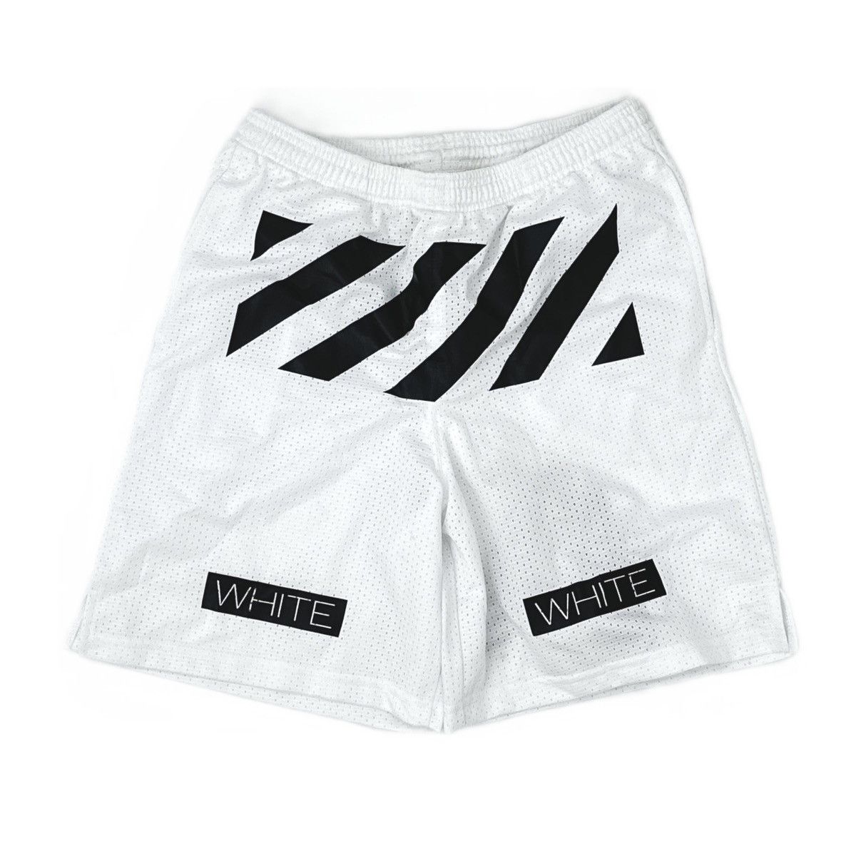 Off-White Off-White STRIPED WALSHORT WHITE Size US 28 / EU 44 - 2 Thumbnail