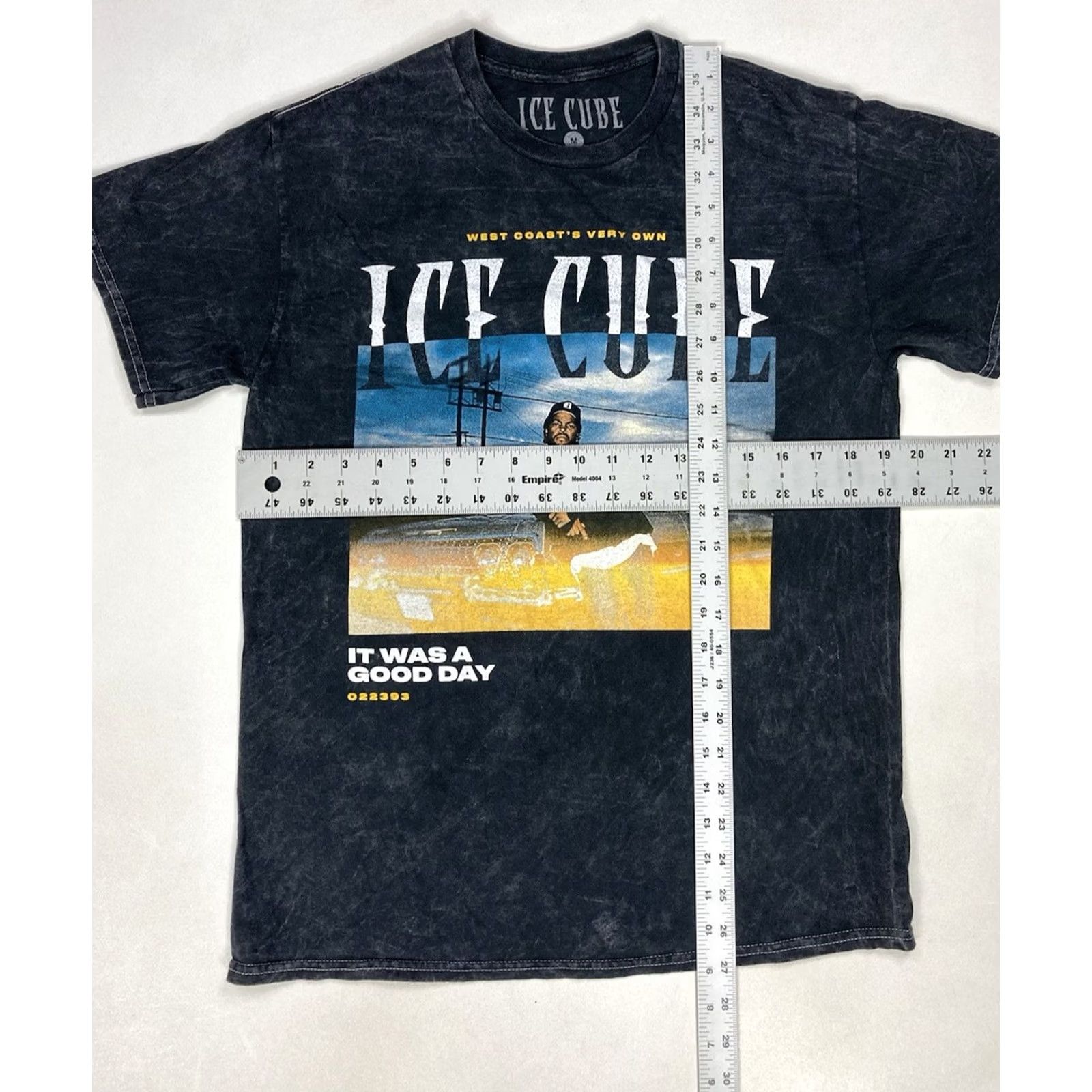 Vintage Ice Cube T-Shirt Men Medium Black Graphic Short Sleeve Crew Neck Hip Hop Music Retro Logo Shirt Size US M / EU 48-50 / 2 - 5 Thumbnail