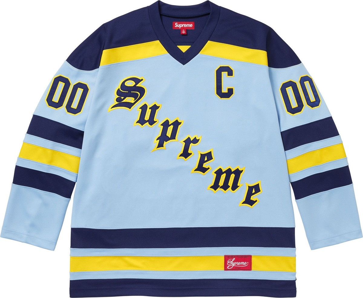Supreme Supreme Fire & Ice Hockey Jersey L LightBlue Size US L / EU 52-54 / 3 - 2 Thumbnail