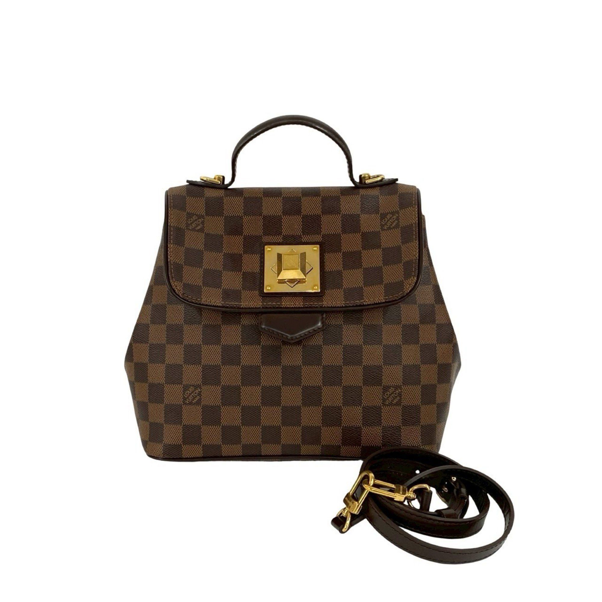Louis Vuitton LOUIS VUITTON Bergamo PM Damier Leather 2-Way Handbag, Tote Bag, Shoulder Brown e12-1 Size ONE SIZE - 1 Thumbnail