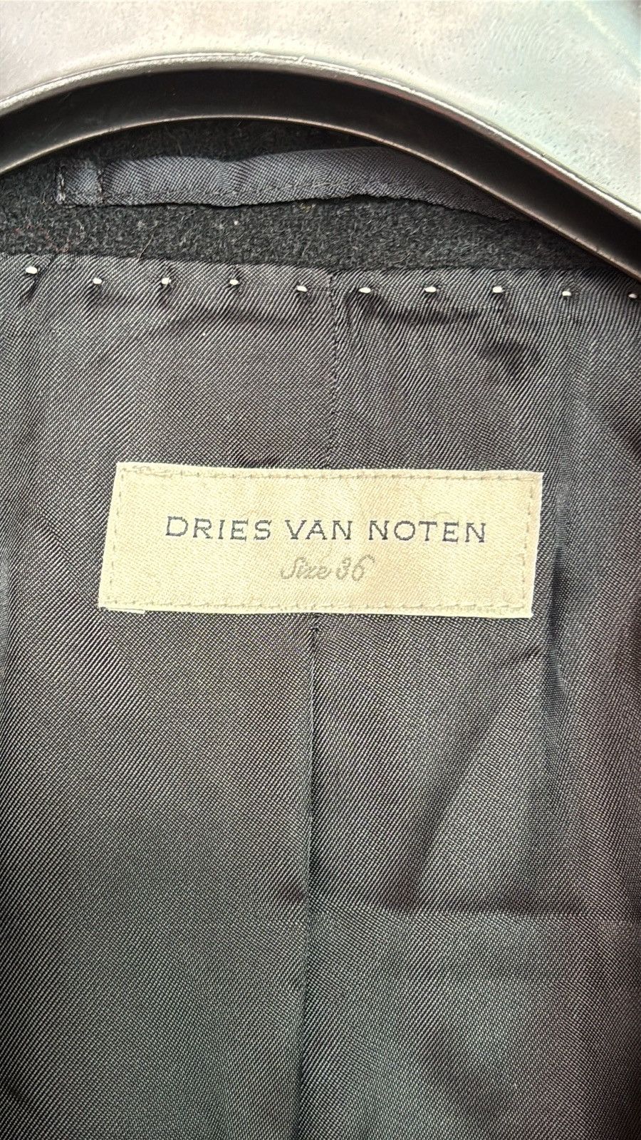 Dries Van Noten Dries Van Noten 2012 Tapered Wool Coat Size XS / US 0-2 / IT 36-38 - 10 Thumbnail