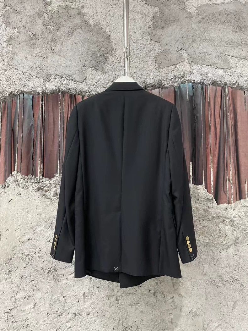Celine Celine DoubleBreasted Suit Jacket Size US M / EU 48-50 / 2 - 2 Thumbnail