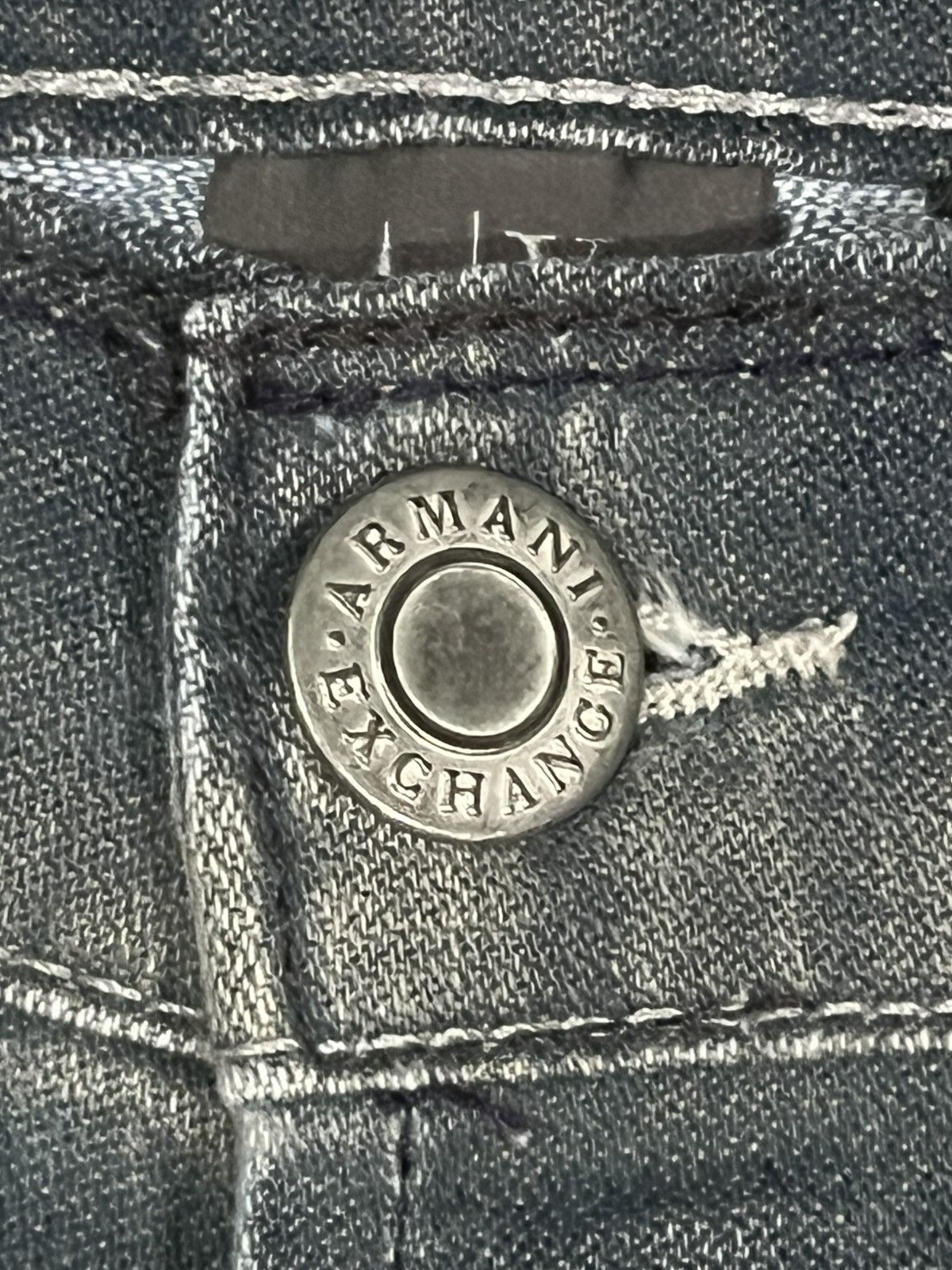 Armani Exchange Armani Exchange Powell Indigo Button Fly Loose Fit Jeans Size US 31 - 7 Thumbnail