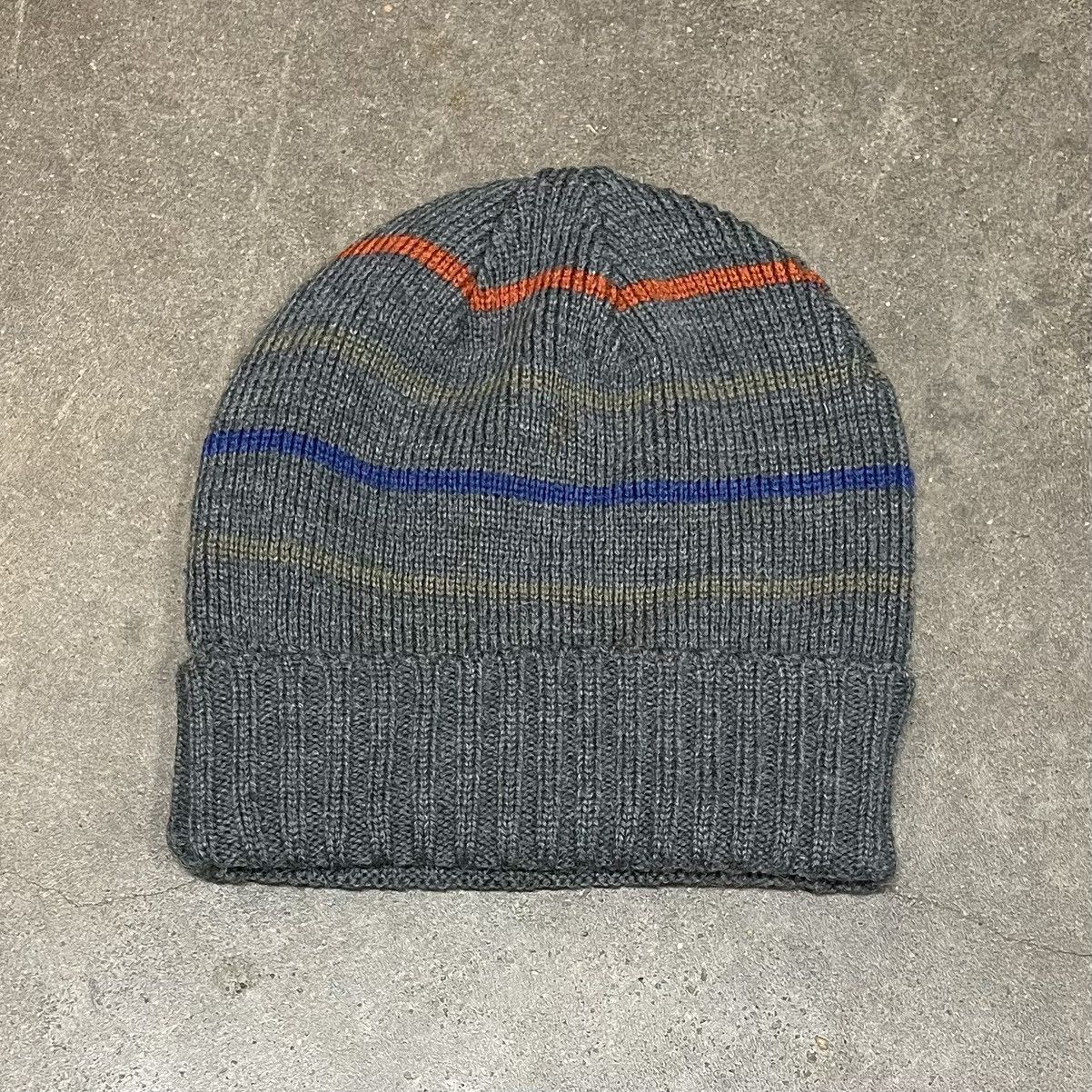 Tommy Hilfiger Tommy Hilfiger Beanie Striped Acrylic Wool Knit Ski Size ONE SIZE - 3 Thumbnail
