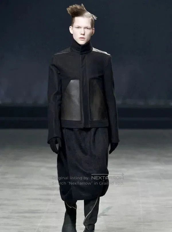 Rick Owens Rick Owens 11FW LIMO Wool Leather Jacket. Size US M / EU 48-50 / 2 - 4 Thumbnail