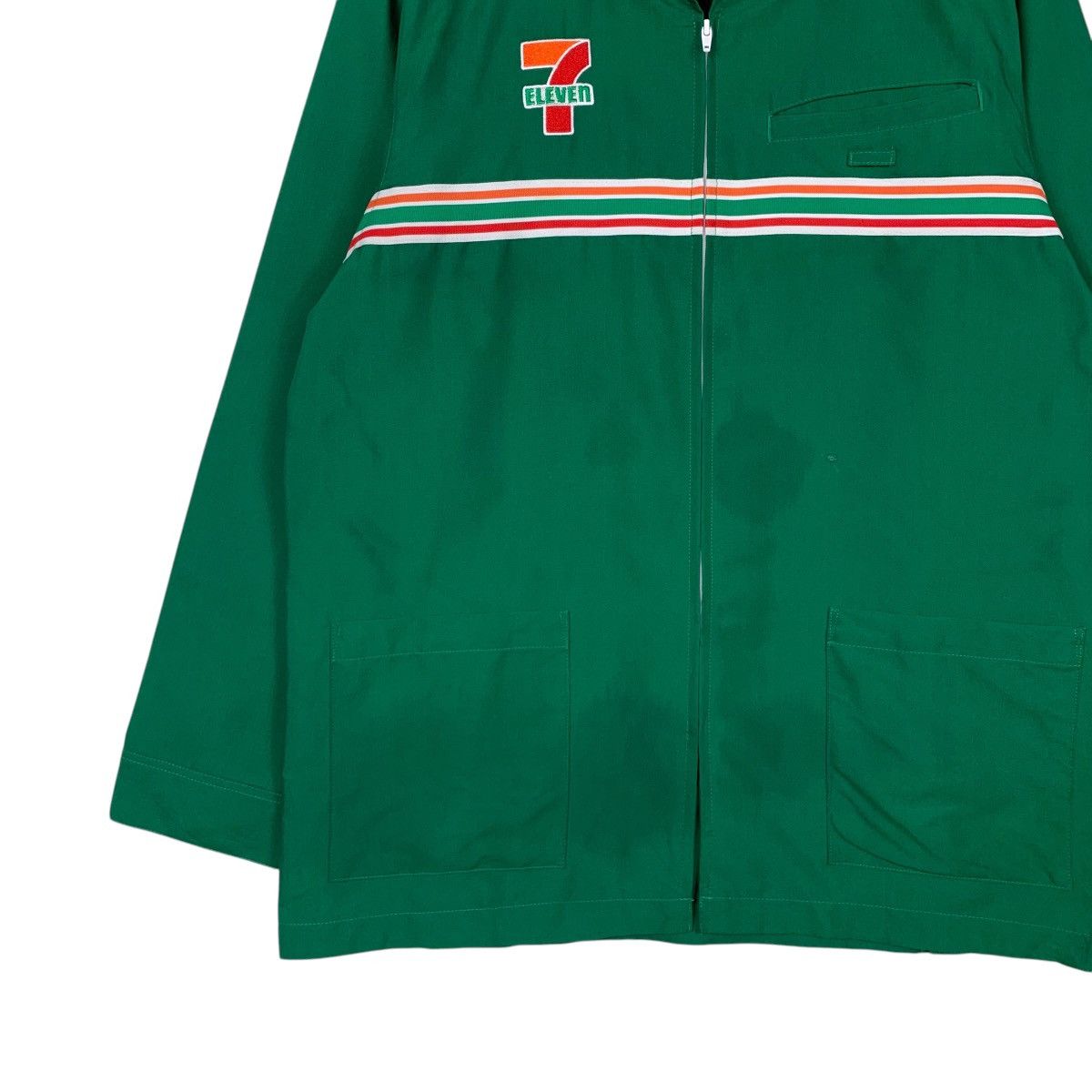 Japanese Brand 7-ELEVEN Big Logo Green Long Sleeve Uniform Jacket #2084-C91 Size US L / EU 52-54 / 3 - 3 Thumbnail