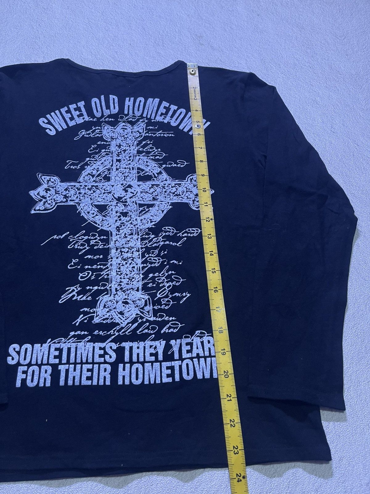 Japanese Brand Y2K HIT CONNECTION long sleeve tshirt cross motif Size US M / EU 48-50 / 2 - 10 Thumbnail