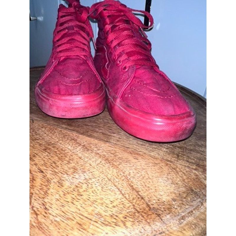 Vans Vans SK8-Hi Red High Top Men's 7 Women's 8.5 Sneakers Casual Size US 8.5 / IT 38.5 - 2 Thumbnail