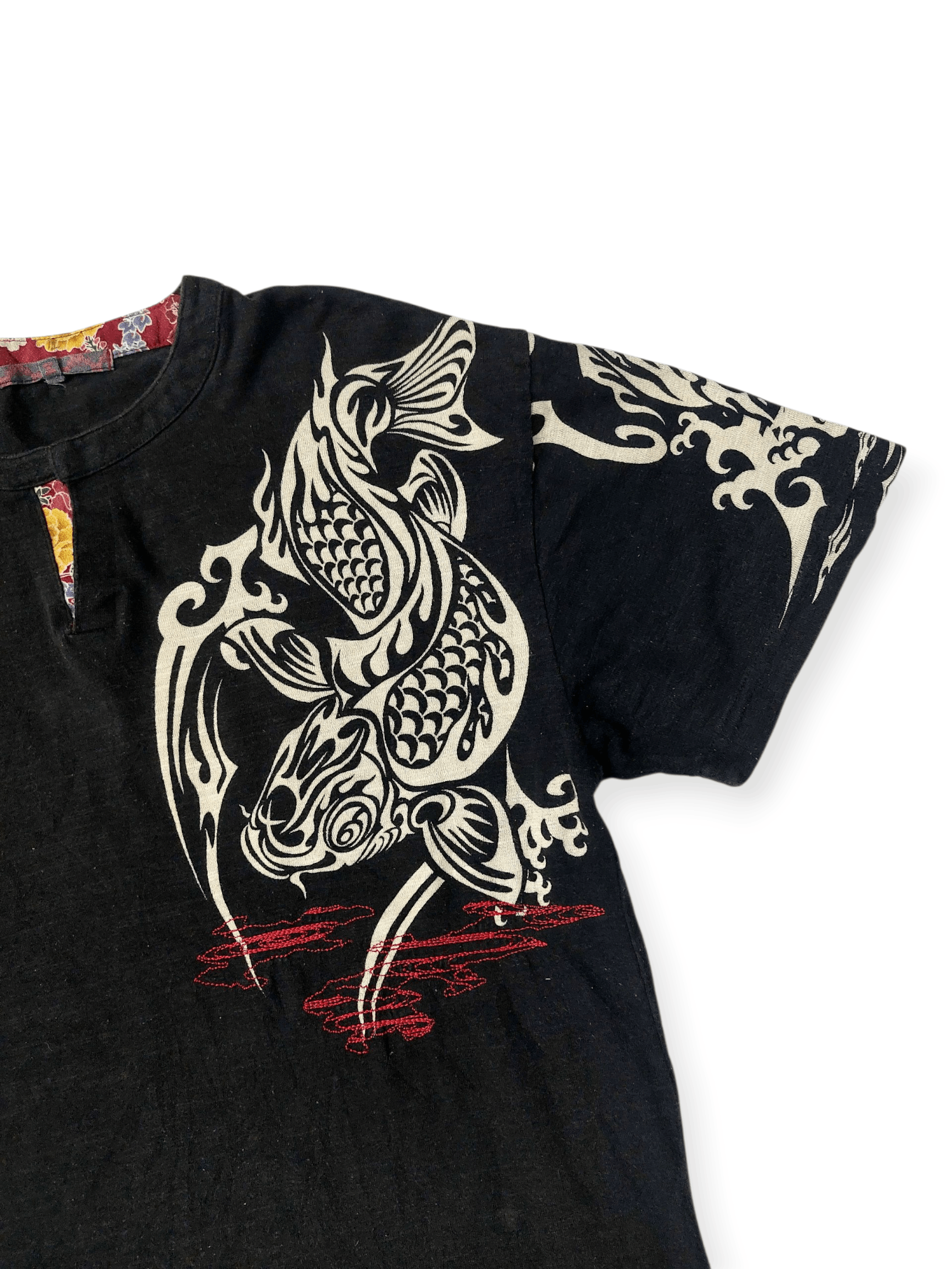 Vintage Japanese Culture 'Koi Fish' Karakuri Tamashi Style Size US L / EU 52-54 / 3 - 5 Thumbnail