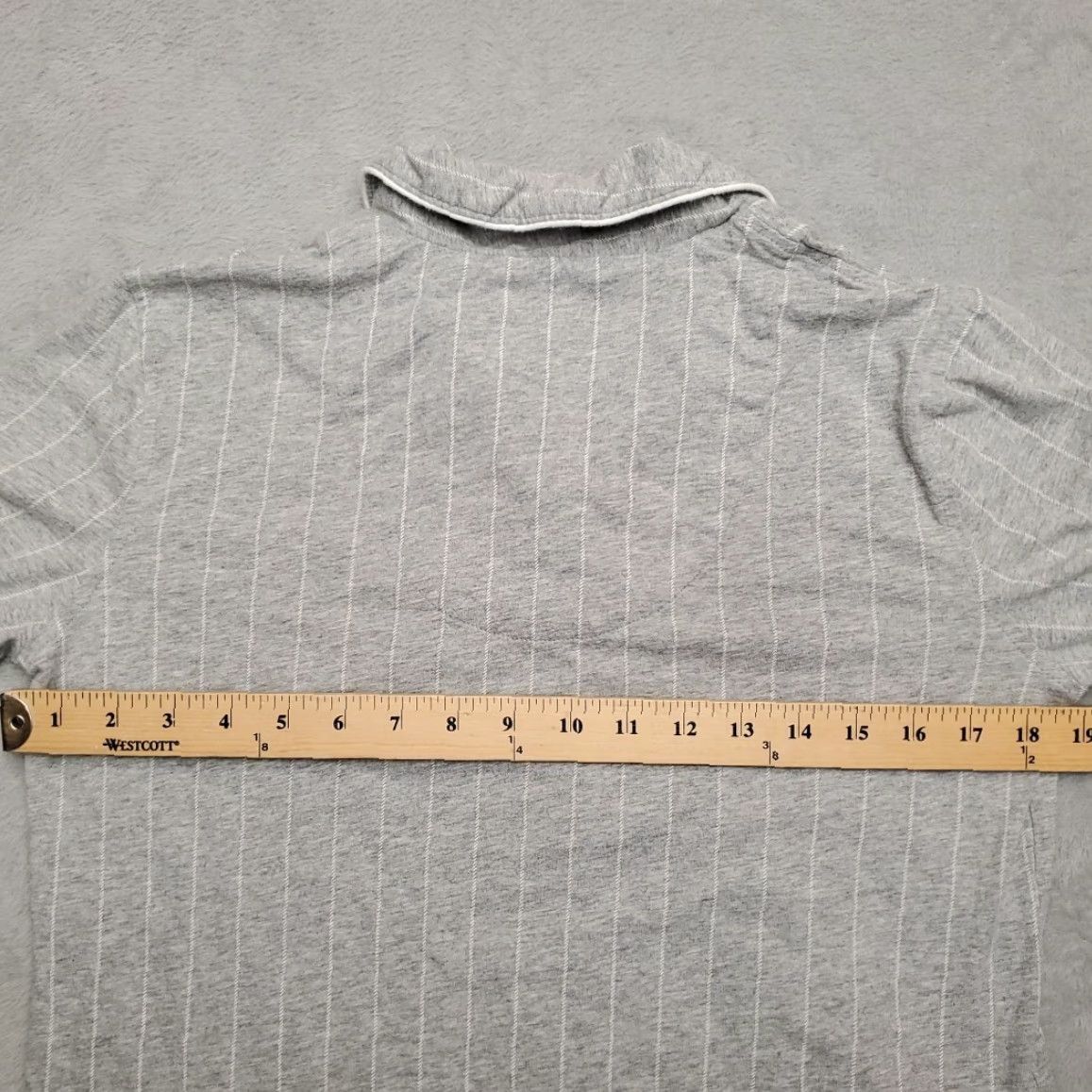 Ralph Lauren Lauren Ralph Lauren Shirt Women Small Gray Stripe Baseball Jersey 3/4 Sleeve Size S / US 4 / IT 40 - 8 Thumbnail