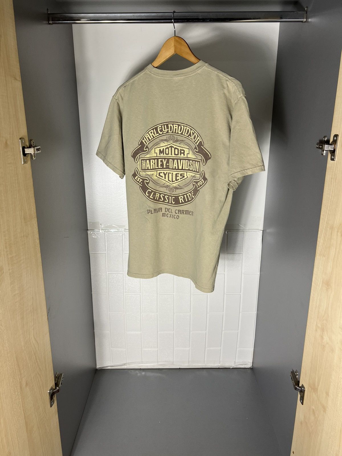 Harley Davidson VINTAGE HARLEY DAVIDSON MOTORCYCLE MEXICO RETRO BIKE Y2K 90s Size US XL / EU 56 / 4 - 5 Thumbnail