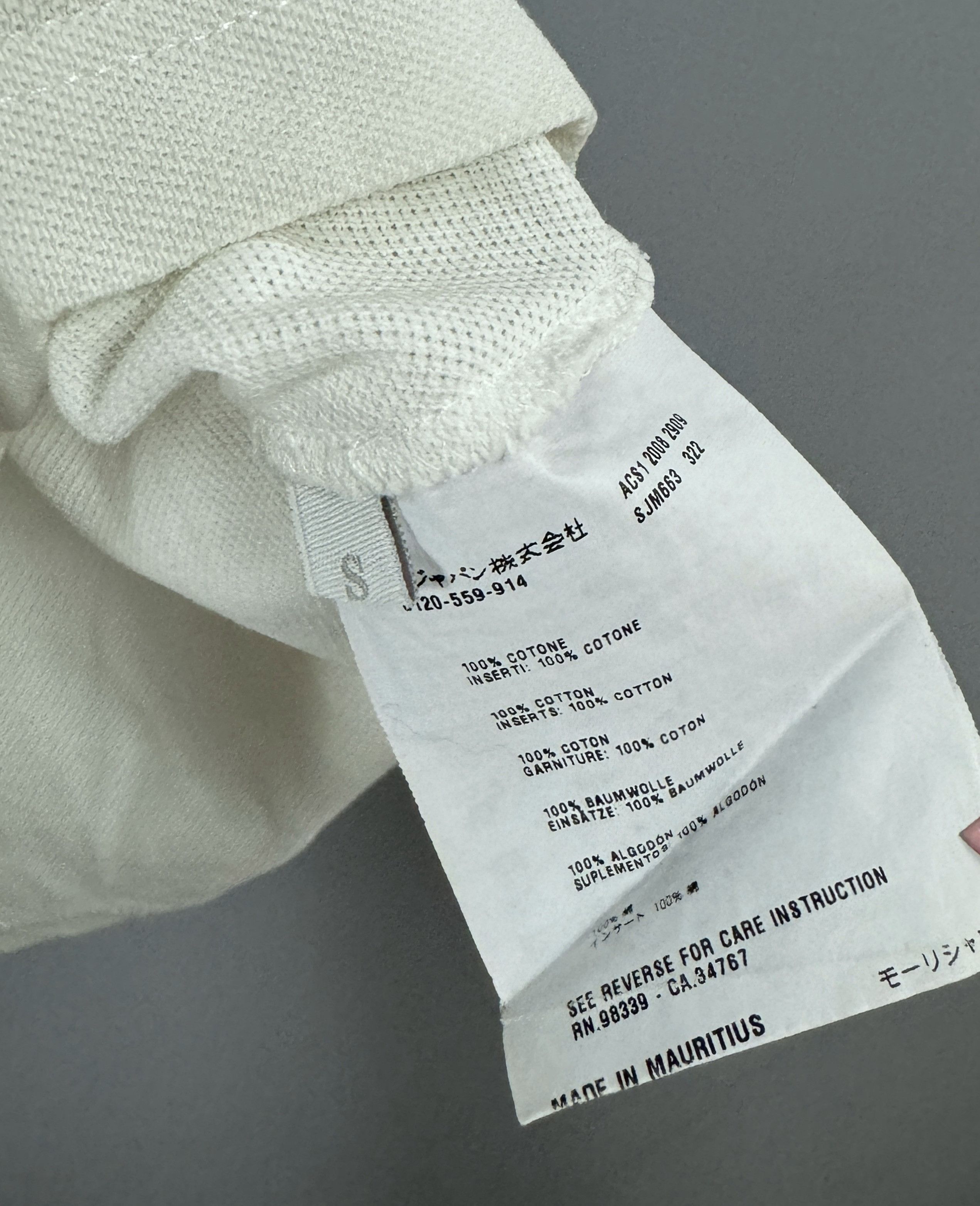 Prada Prada Milano Cotton Polo Shirt Short Sleeve Size S White Size US S / EU 44-46 / 1 - 6 Thumbnail