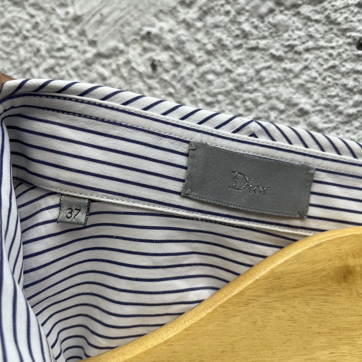 Dior SS15 Dior Homme Striped Kris Van Assche Button Up Shirt Size US S / EU 44-46 / 1 - 3 Thumbnail