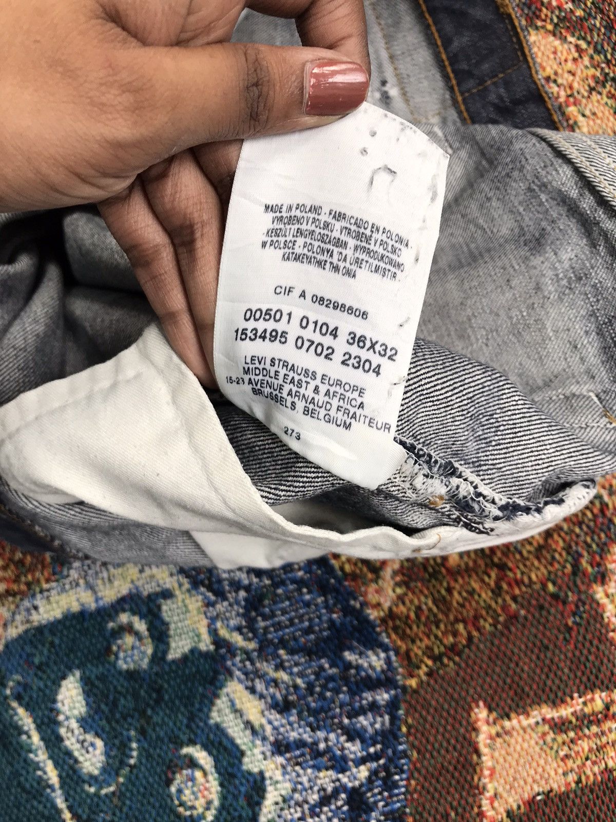 Levi's Vintage Levi’s 501 denim Size US 34 / EU 50 - 8 Thumbnail