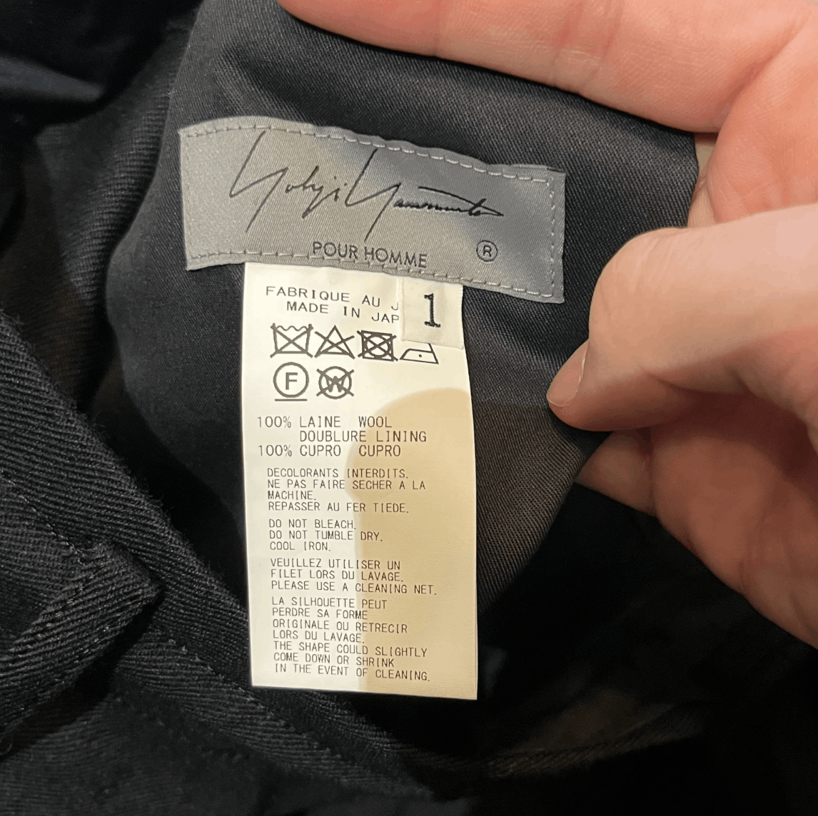 Yohji Yamamoto Yohji Yamamoto Pour Homme - W/Gabardine Drape Pants Size US 30 / EU 46 - 19 Thumbnail