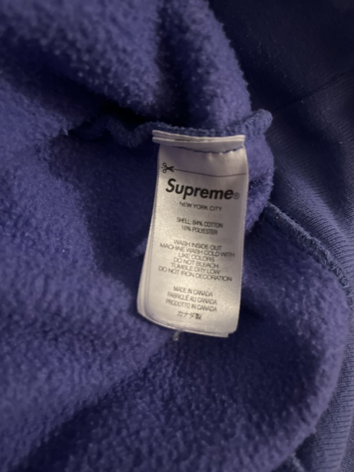 Supreme Supreme Immortal Hooded Sweatshirt Violet SS24 Size US M / EU 48-50 / 2 - 5 Thumbnail
