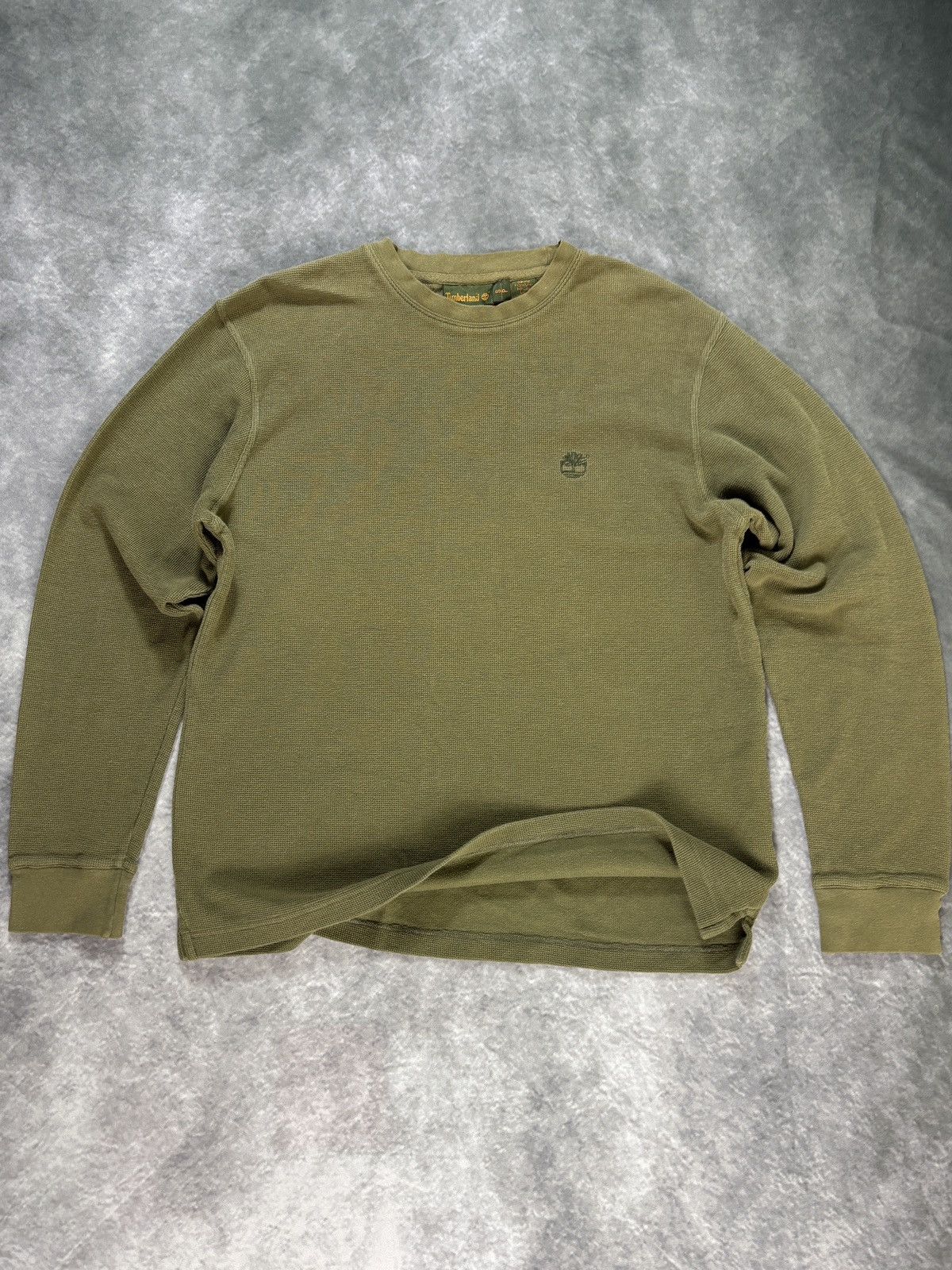 Timberland × Vintage VIntage Timberland Thermal Longsleeve Ribbed Waffle 90s Y2K Size US S / EU 44-46 / 1 - 1 Thumbnail