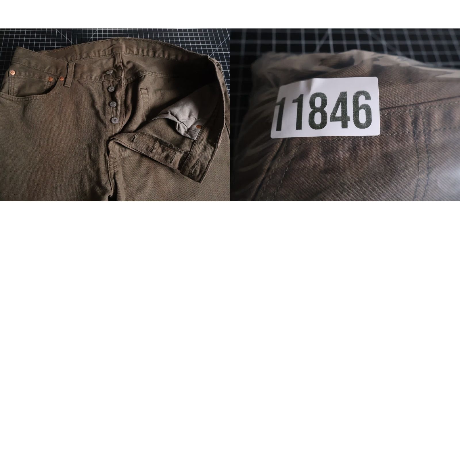 Levi's Levi'S Jeans Mens 34 Men Olive Button Fly Straight Leg Size US 34 / EU 50 - 11 Thumbnail
