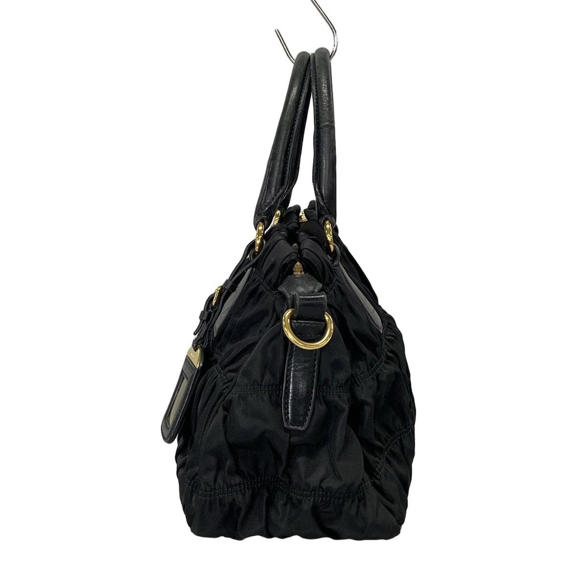 Prada PRADA Gathered Bag Handbag B1407M Size ONE SIZE - 4 Thumbnail