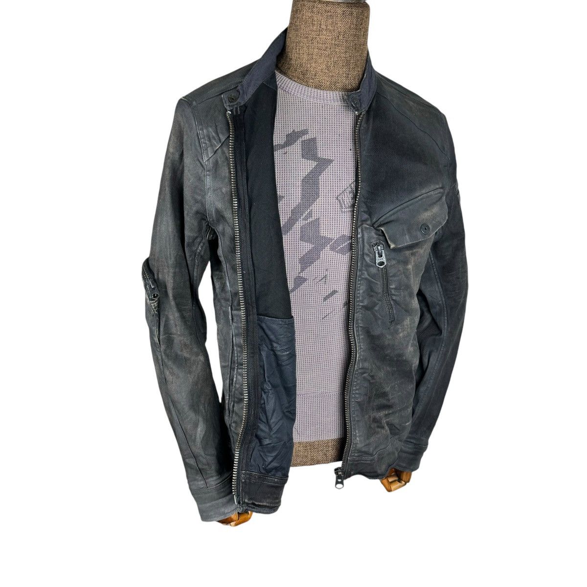 G-Star ☀️G STAR RAW BIKERS ZIPPER JACKET Size US M / EU 48-50 / 2 - 3 Thumbnail