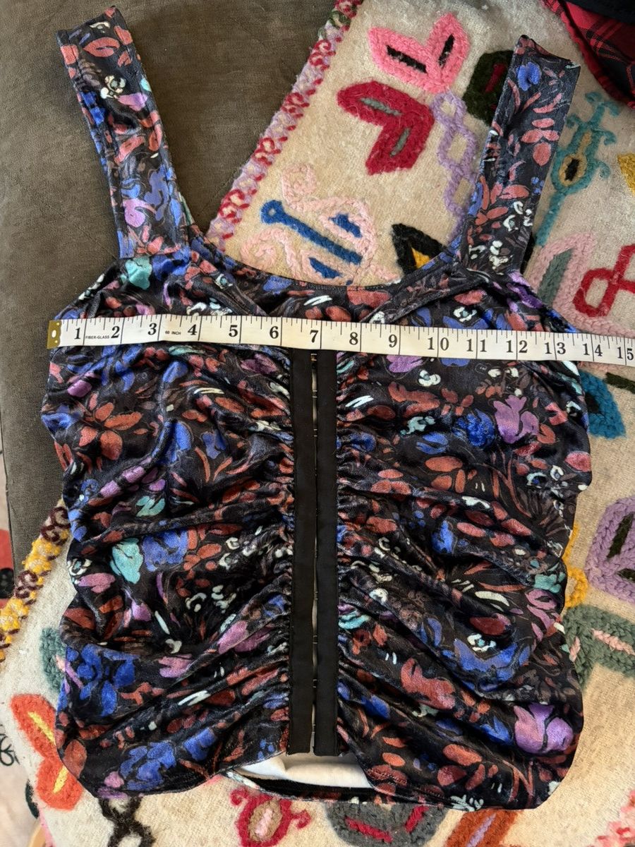 Free People Free People velvet corset top Size S / US 4 / IT 40 - 2 Thumbnail