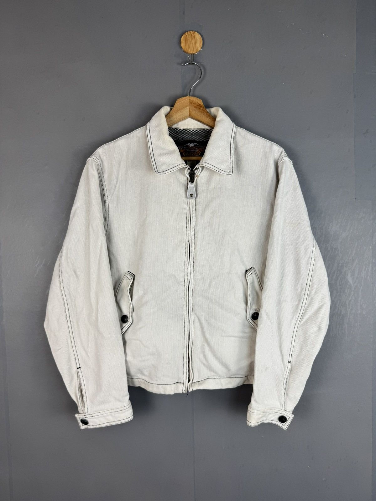 Harley Davidson × Vintage Vintage Harley Davidson Denim Jacket Size US M / EU 48-50 / 2 - 5 Thumbnail