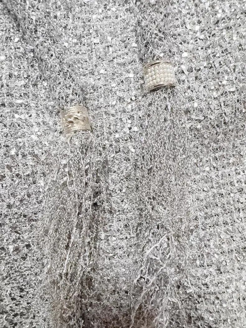 Chanel Chanel Greek series silver silk dress Size XS / US 0-2 / IT 36-38 - 5 Thumbnail