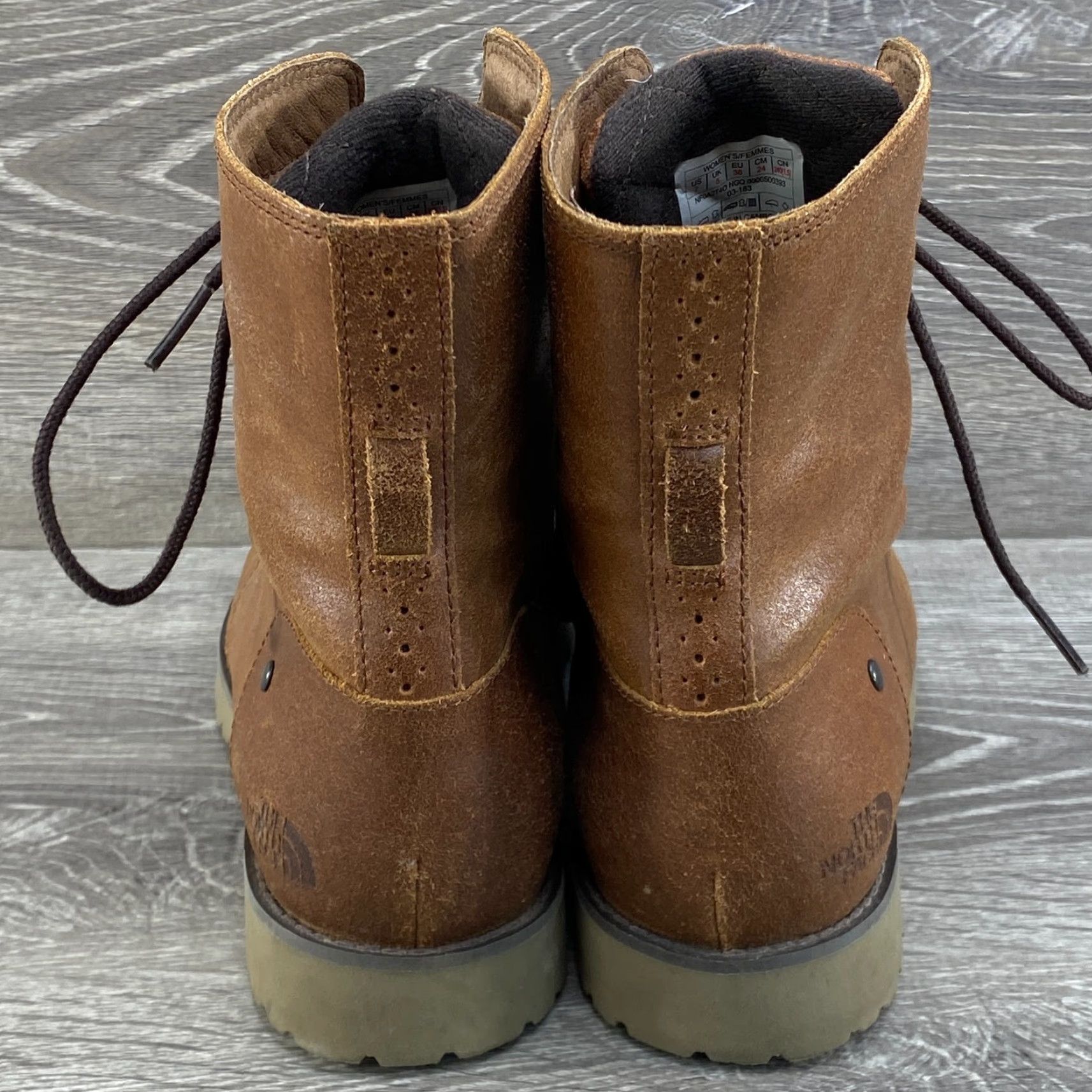 The North Face The North Face Ballard Lace II Boots Women’s 7 Brown Nubuck Leather Mid-Calf High Top Boots Size S / US 4 / IT 40 - 6 Thumbnail