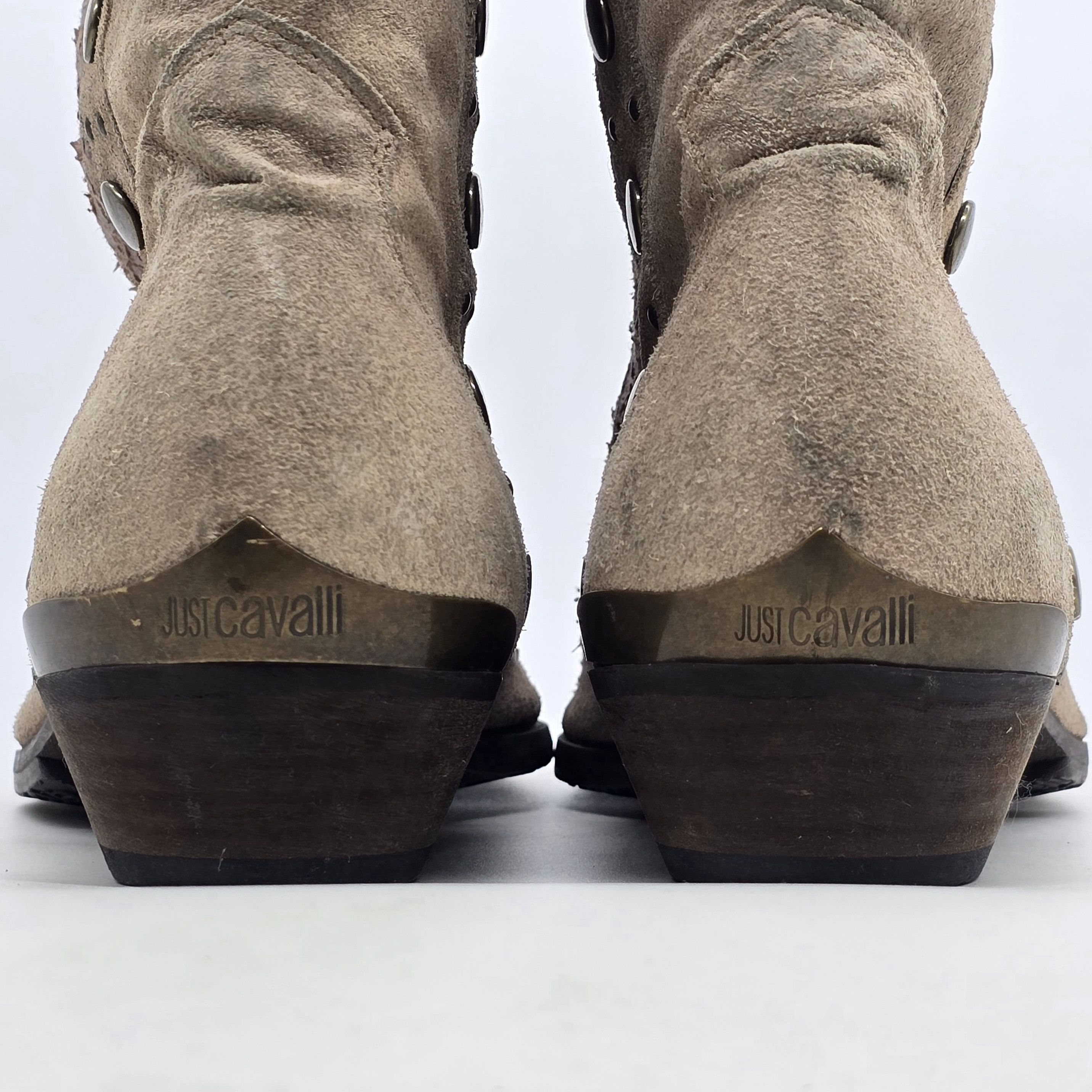 Roberto Cavalli Just Cavalli - Archive Phyton Paneled Western Boots Size US 9 / EU 42 - 7 Thumbnail