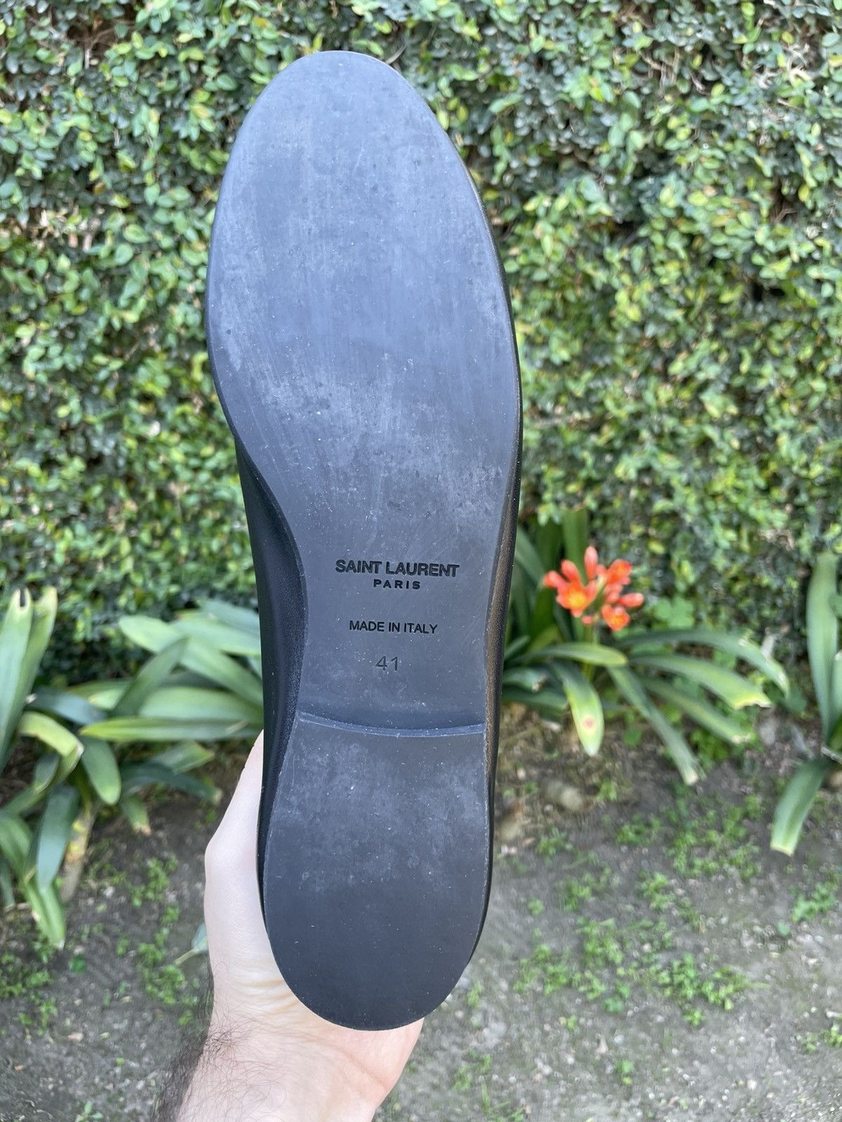 Saint Laurent Paris Saint Laurent Paris Lace Up Leather Shoes Black Low Top Size US 8 / EU 41 - 10 Thumbnail