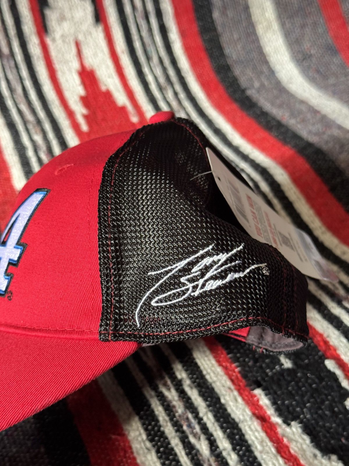 NASCAR Nascar #14 Tony Stewart Racing Moto Formula 1 y2k Hat Size ONE SIZE - 5 Thumbnail